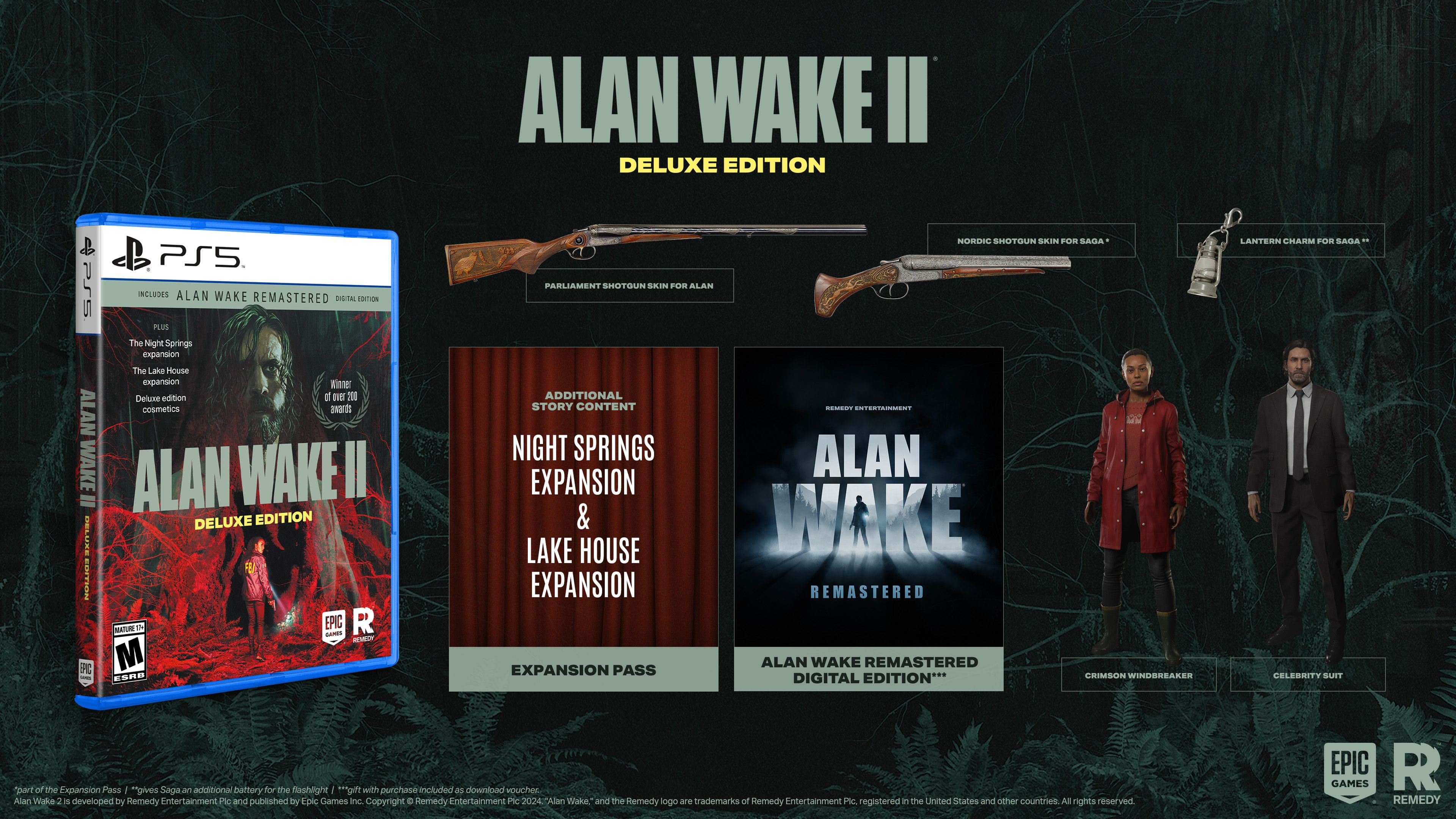 Games Software Alan Wake 2 Deluxe Edition [BD диск] (PS5)