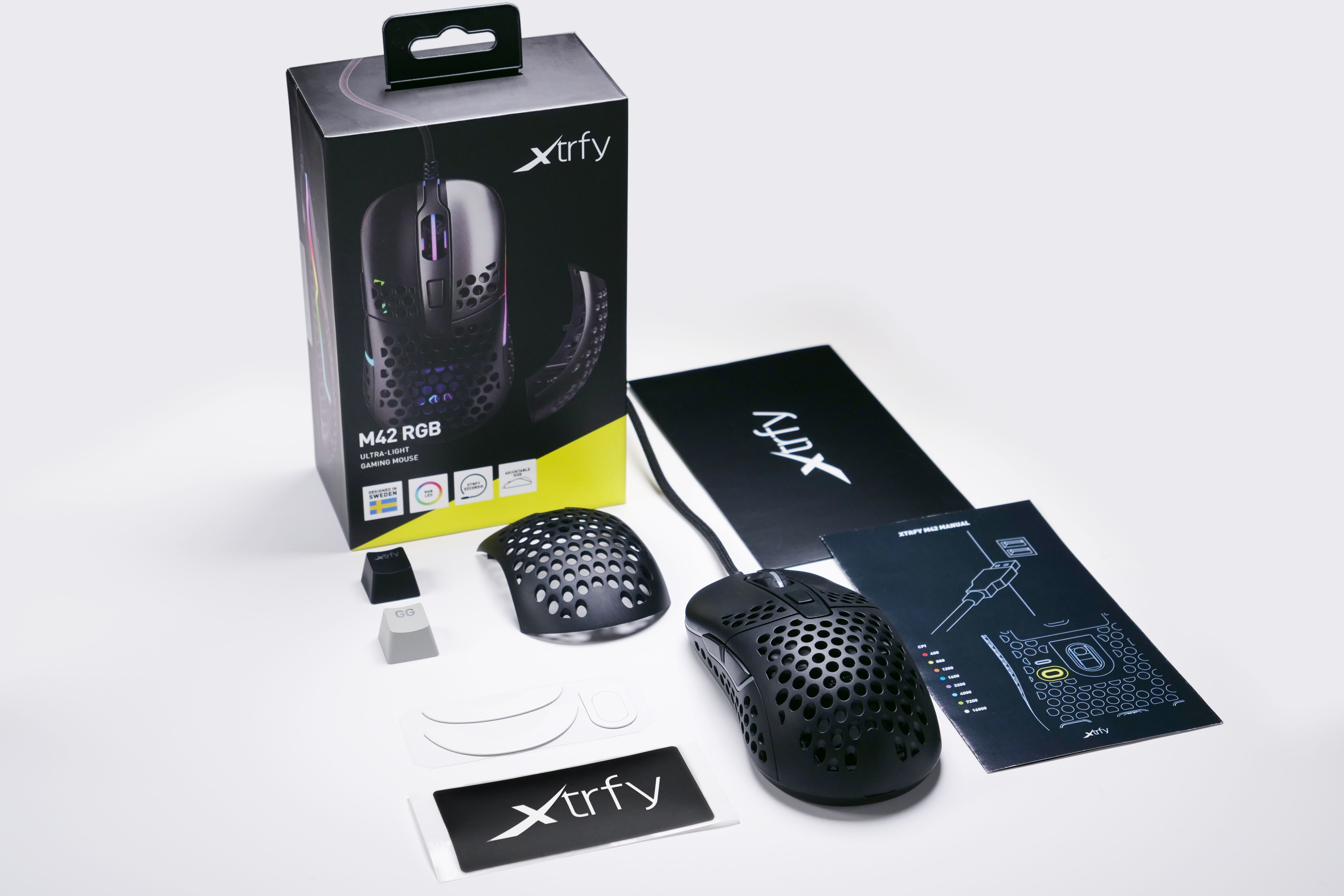 Cherry Xtrfy Ігрова миша M42 RGB USB Black