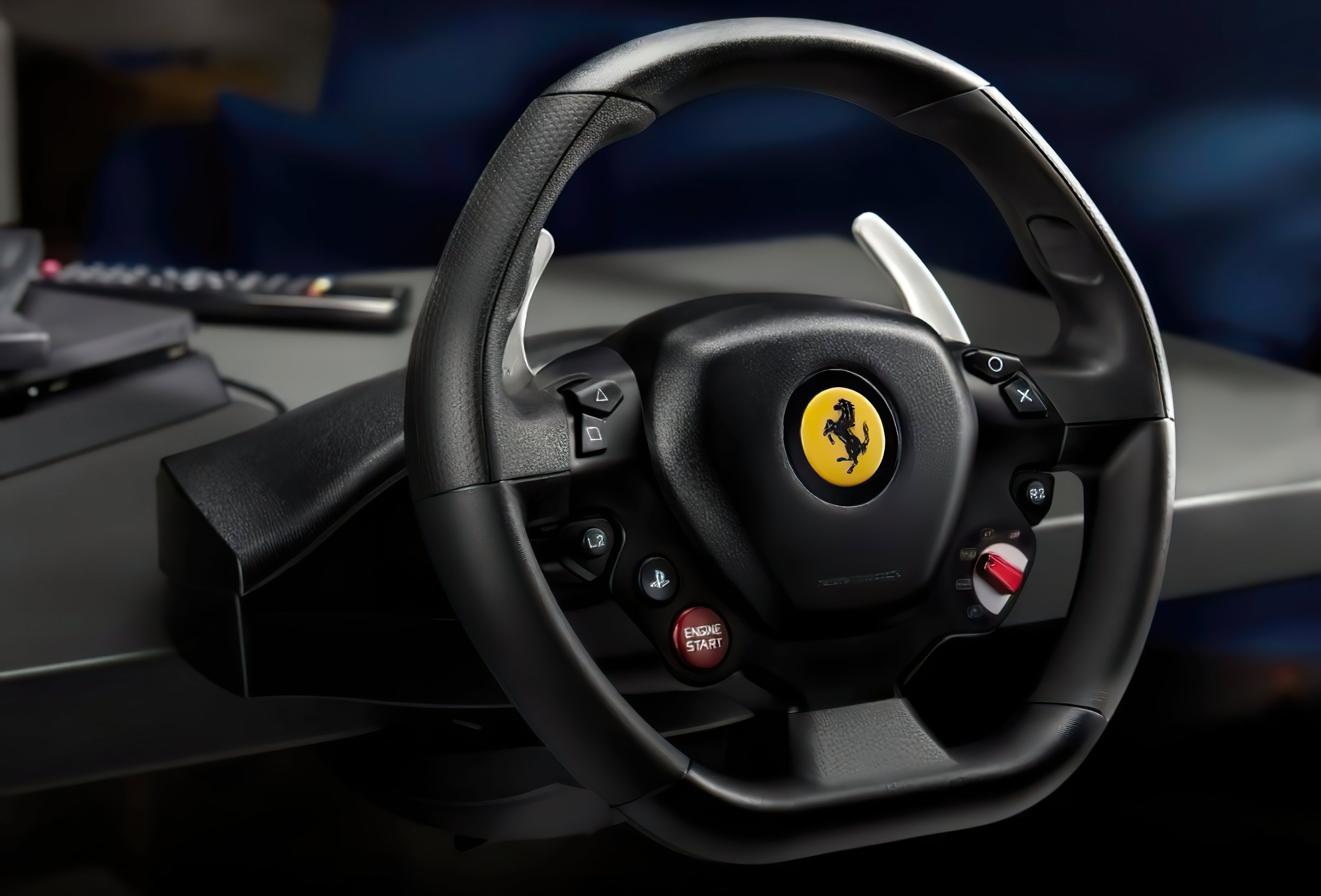 Thrustmaster Кермо та педалі для PC/PS4/PS5 T80 FERRARI 488 GTB EDITION Thrustmaster Кермо та педалі для PC/PS4/PS5 T80 FERRARI 488 GTB EDITION