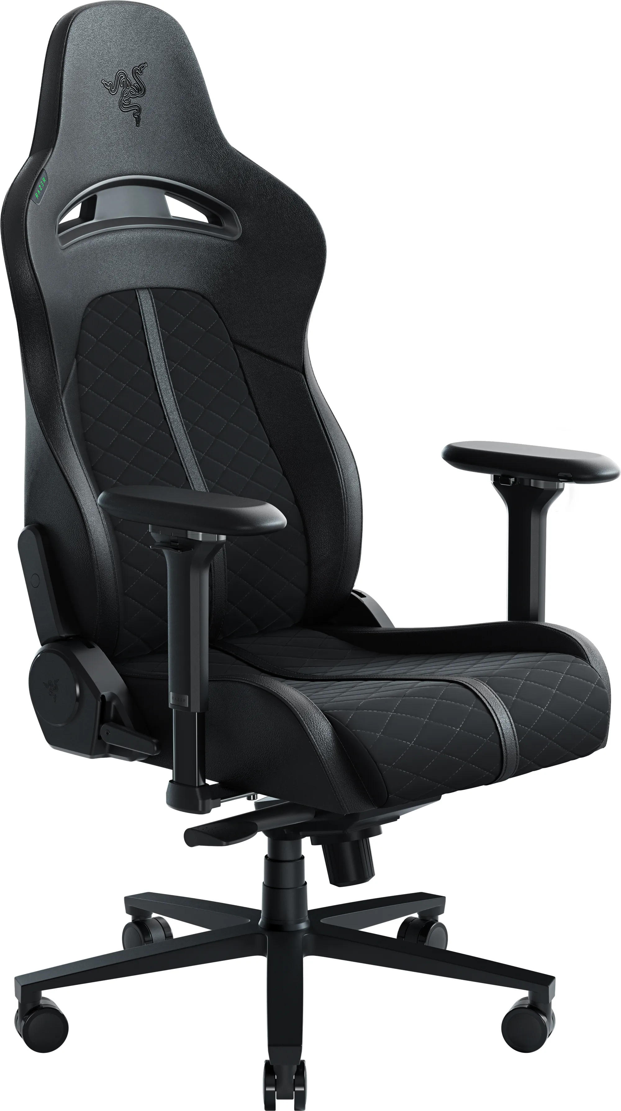 Razer Крісло Enki ПУ шкіра, 4D-Armrests, чорний