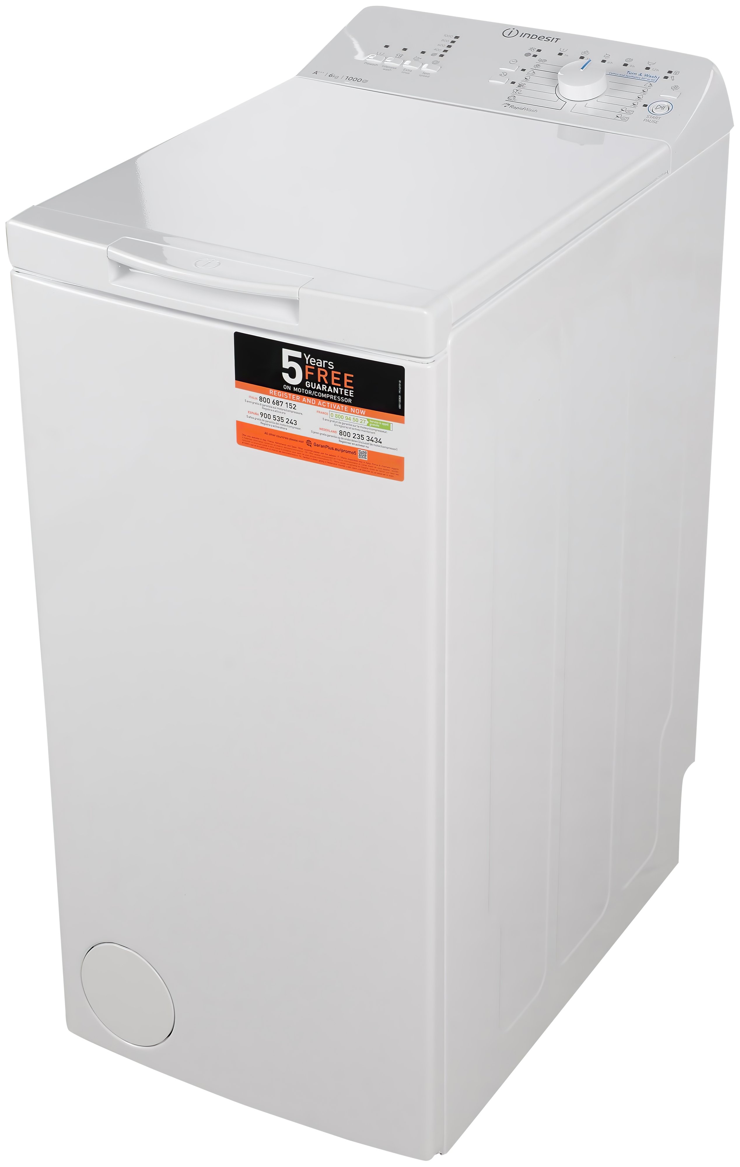 Indesit Пральна машина з верт. завант. BTWA61053EU