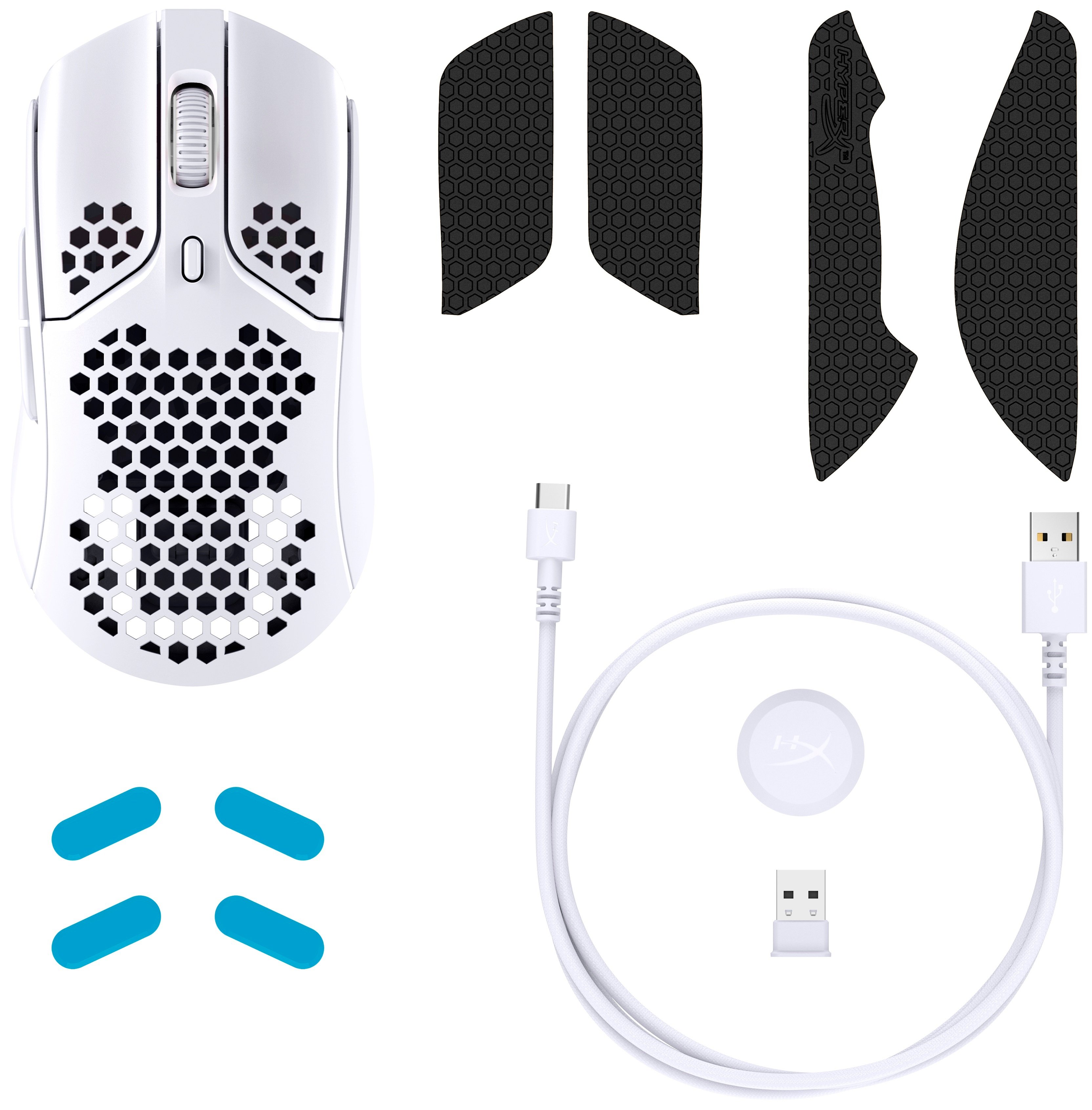 HyperX Миша Pulsefire Haste WL, White