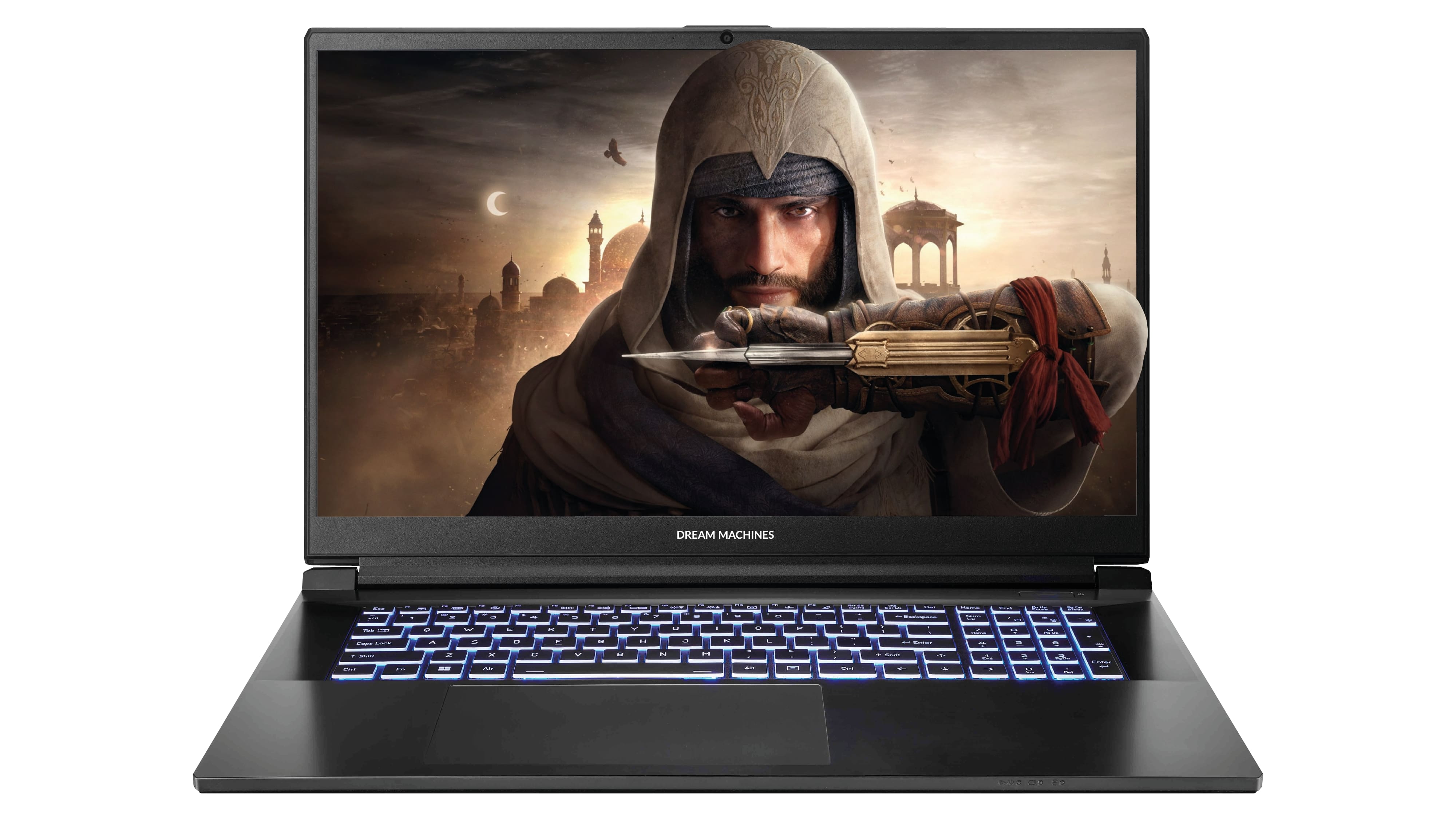 Dream Machines Ноутбук RG4070-17 17.3FHD IPS, Intel i7-13620H, 16GB, F1TB, NVD4070-8, DOS, чорний