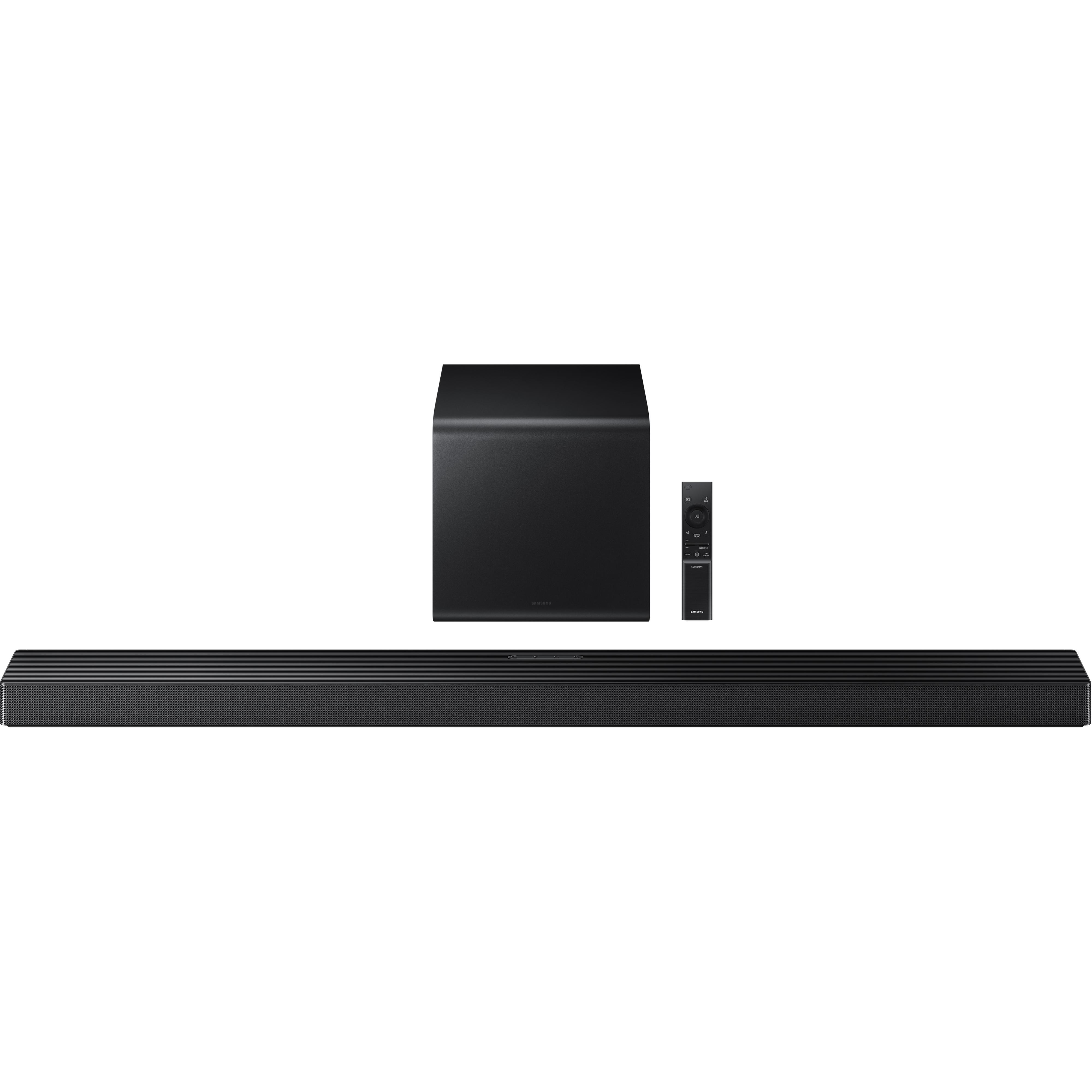 Samsung Саундбар HW-QS700F 345Вт, 3.1.2, BT, HDMI-eARC, Wi-Fi, саб, Dolby Atmos, чорний