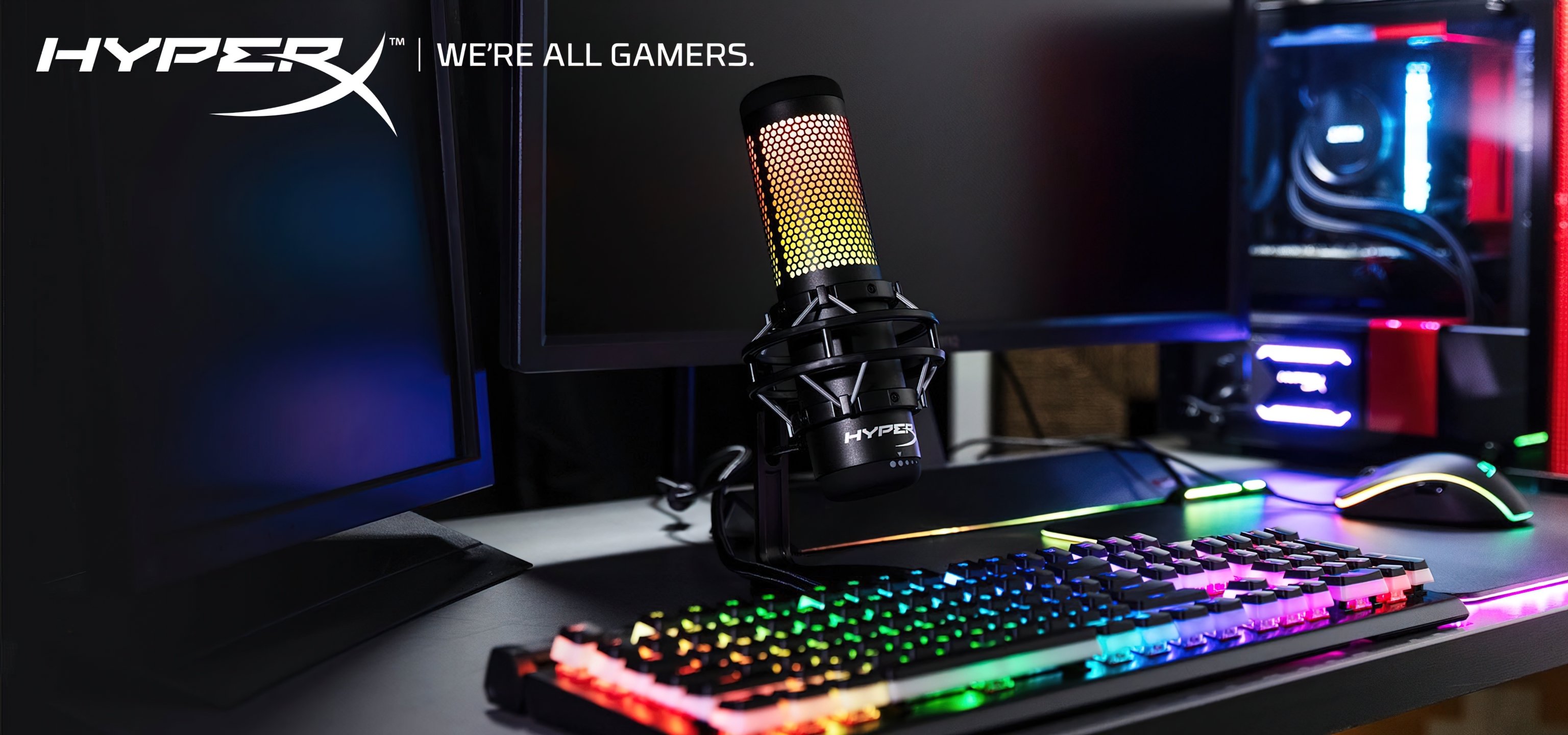 HyperX Мікрофон QuadCast S RGB Black