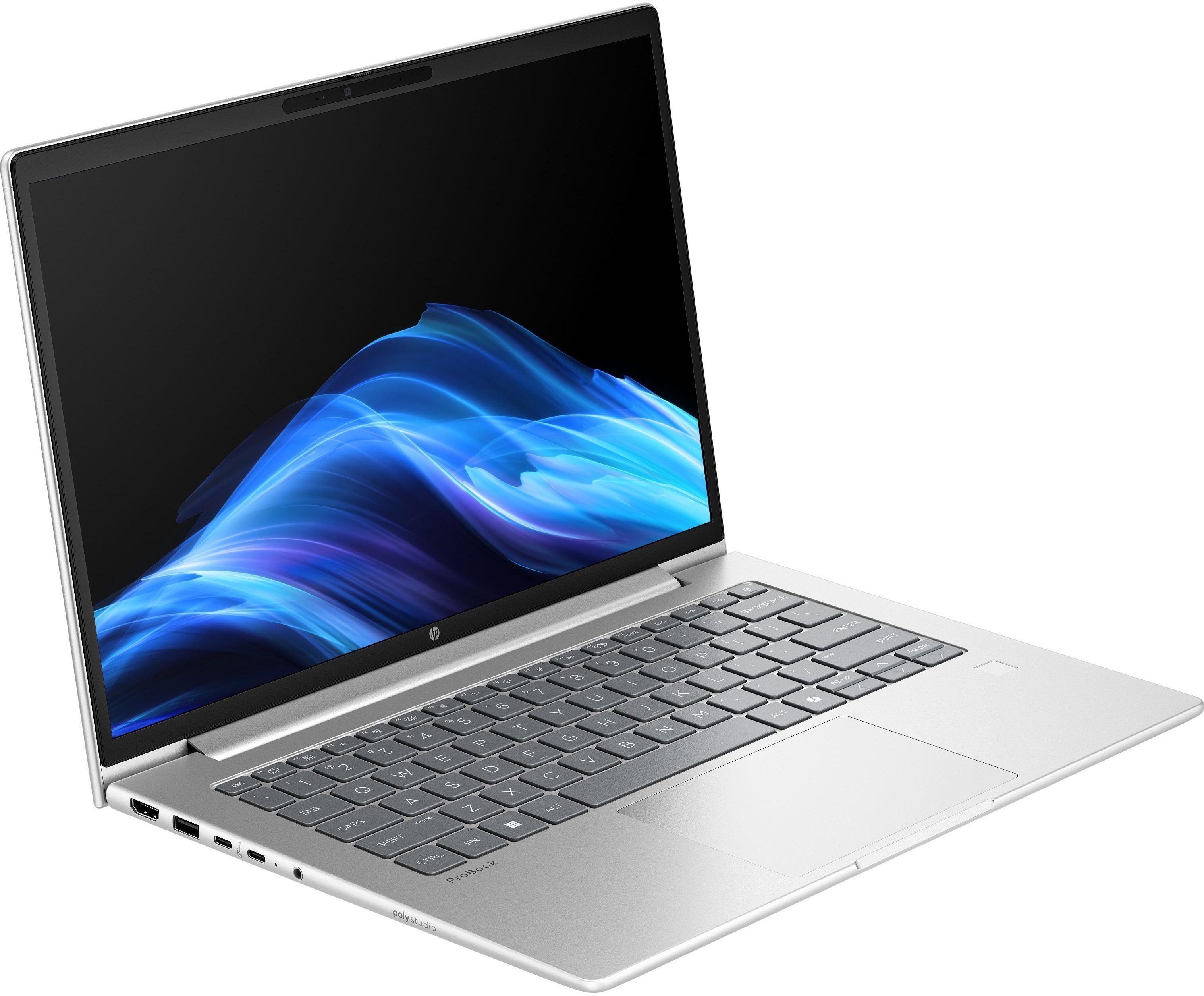 HP Ноутбук ProBook 4-G1i 14" WUXGA IPS AG, Intel U5-225H, 16GB, F1024GB, UMA, DOS, сріблястий