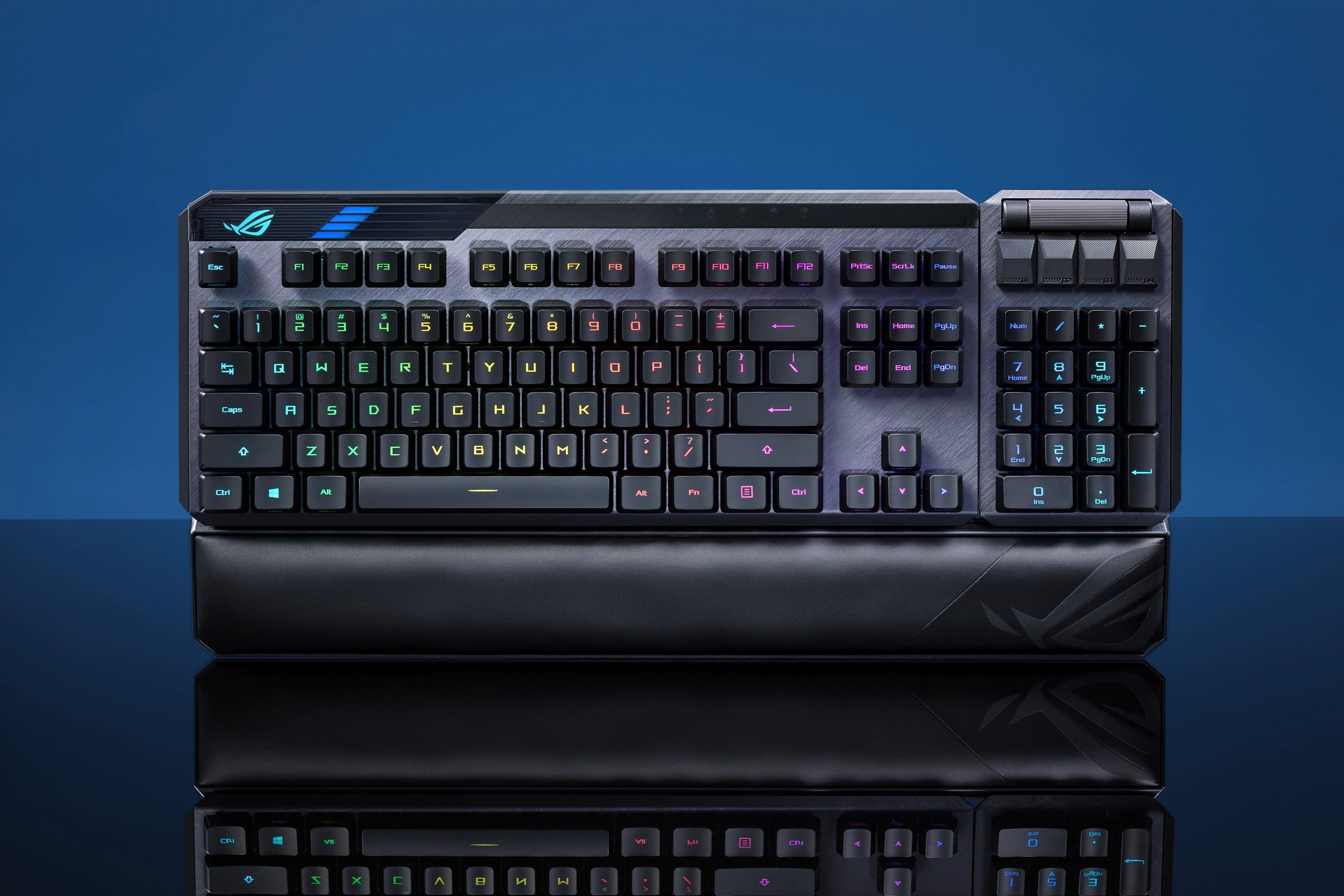 ASUS Клавіатура ROG CLAYMORE II RD RGB 108key USB/WL EN Black
