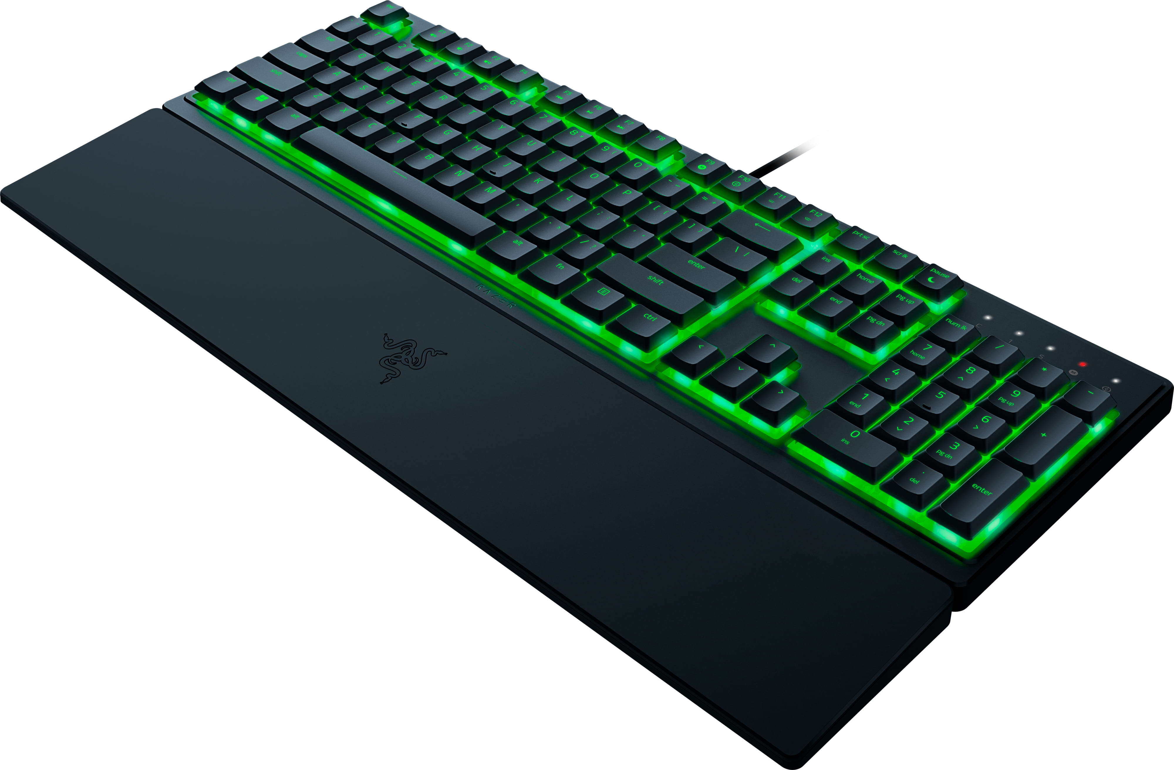 Razer Клавіатура мембранна Ornata V3 X 104key, USB-A, EN/UK, RGB, чорний