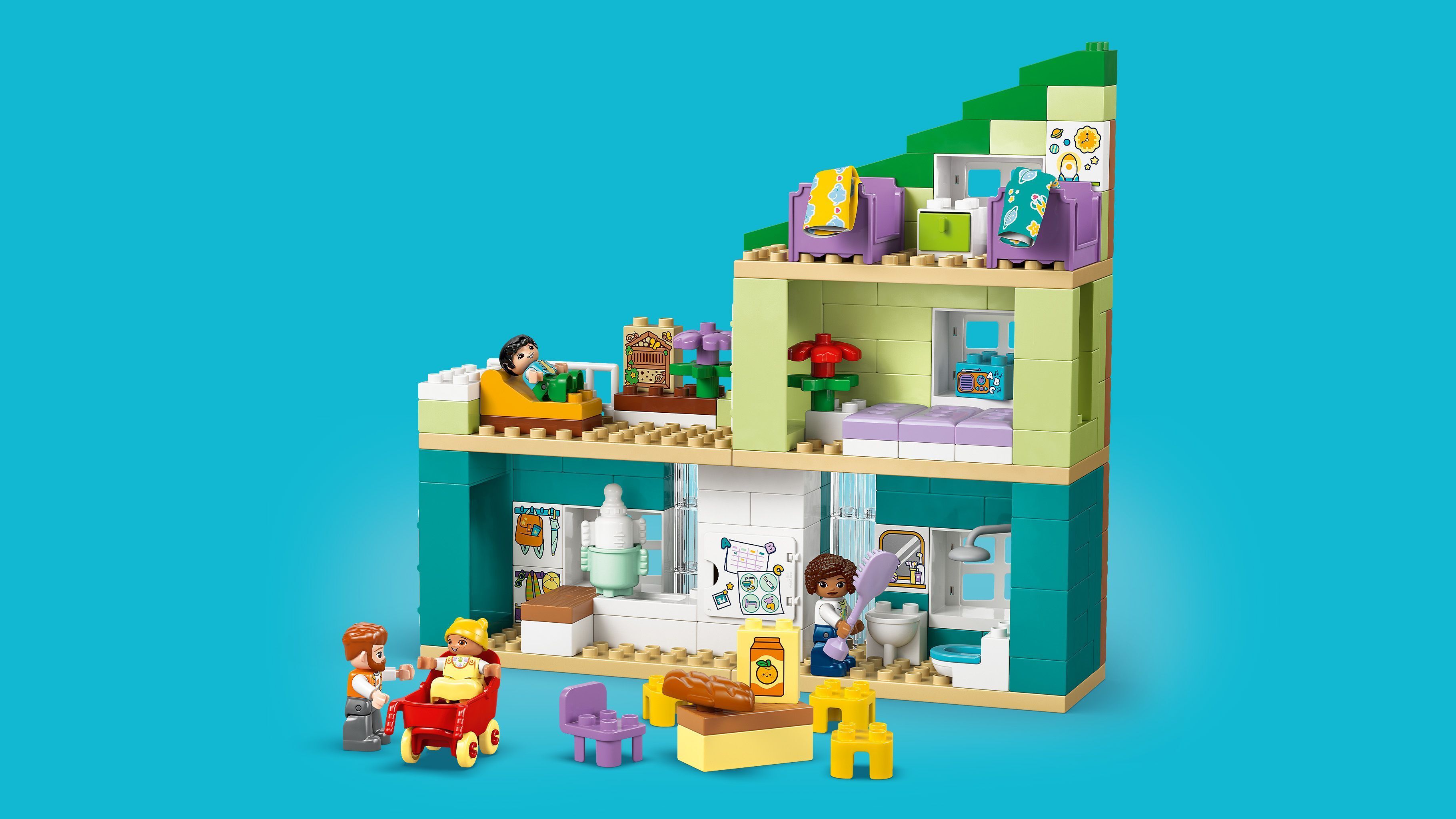 LEGO Конструктор LEGO DUPLO Town Сучасний родинний будинок із фігурками