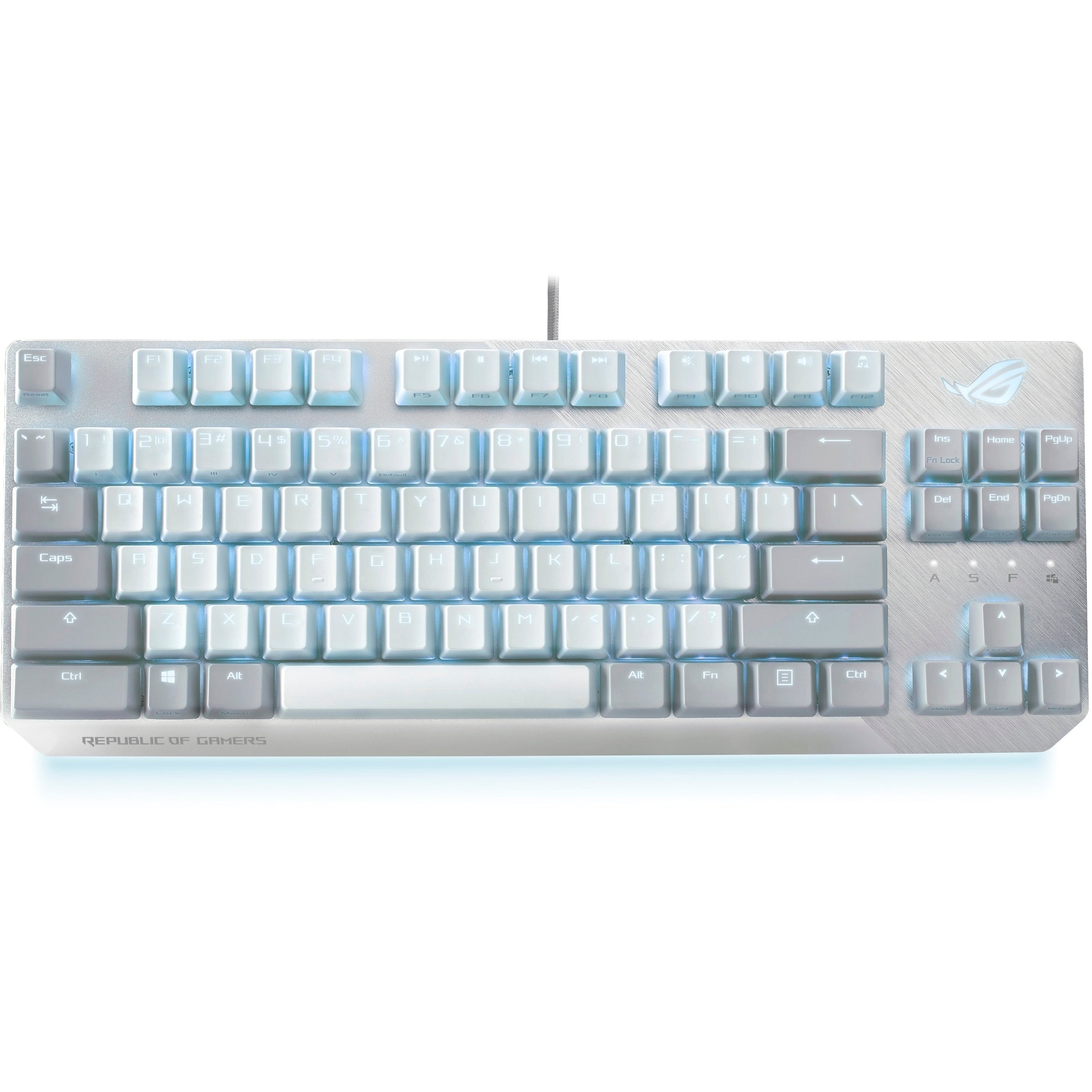 ASUS Клавіатура ROG Strix Scope NX TKL Moonlight White RD LED 84key USB EN White