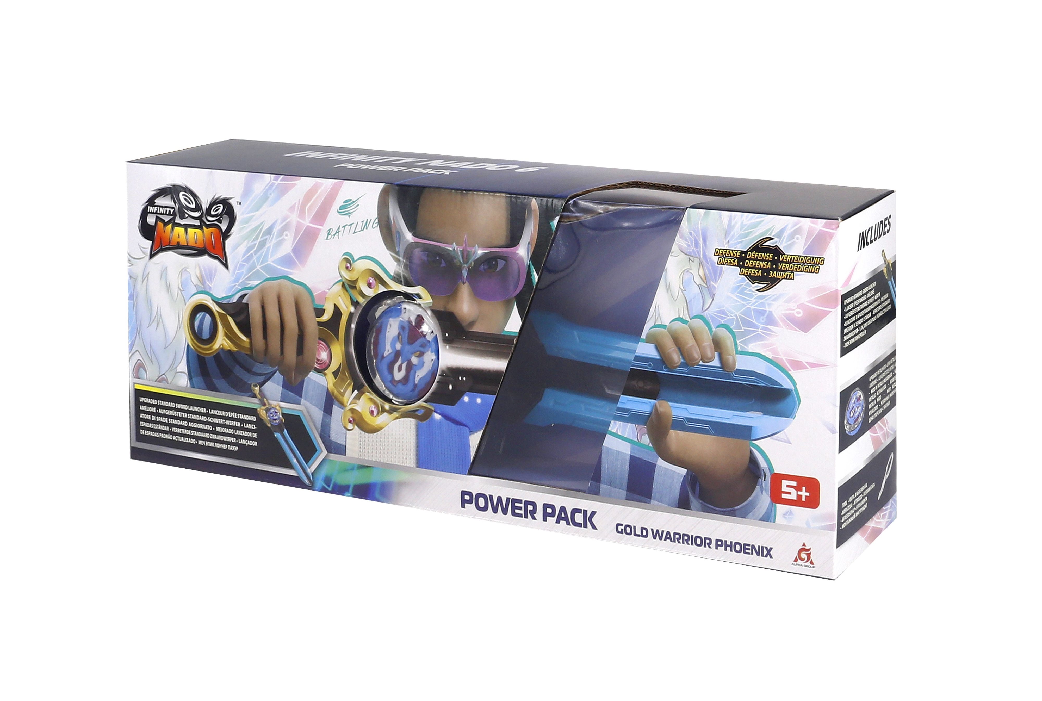 Infinity Nado Дзиґа VI Power Pack Золотий Воїн Фенікс (Gold Warrior Phoenix)
