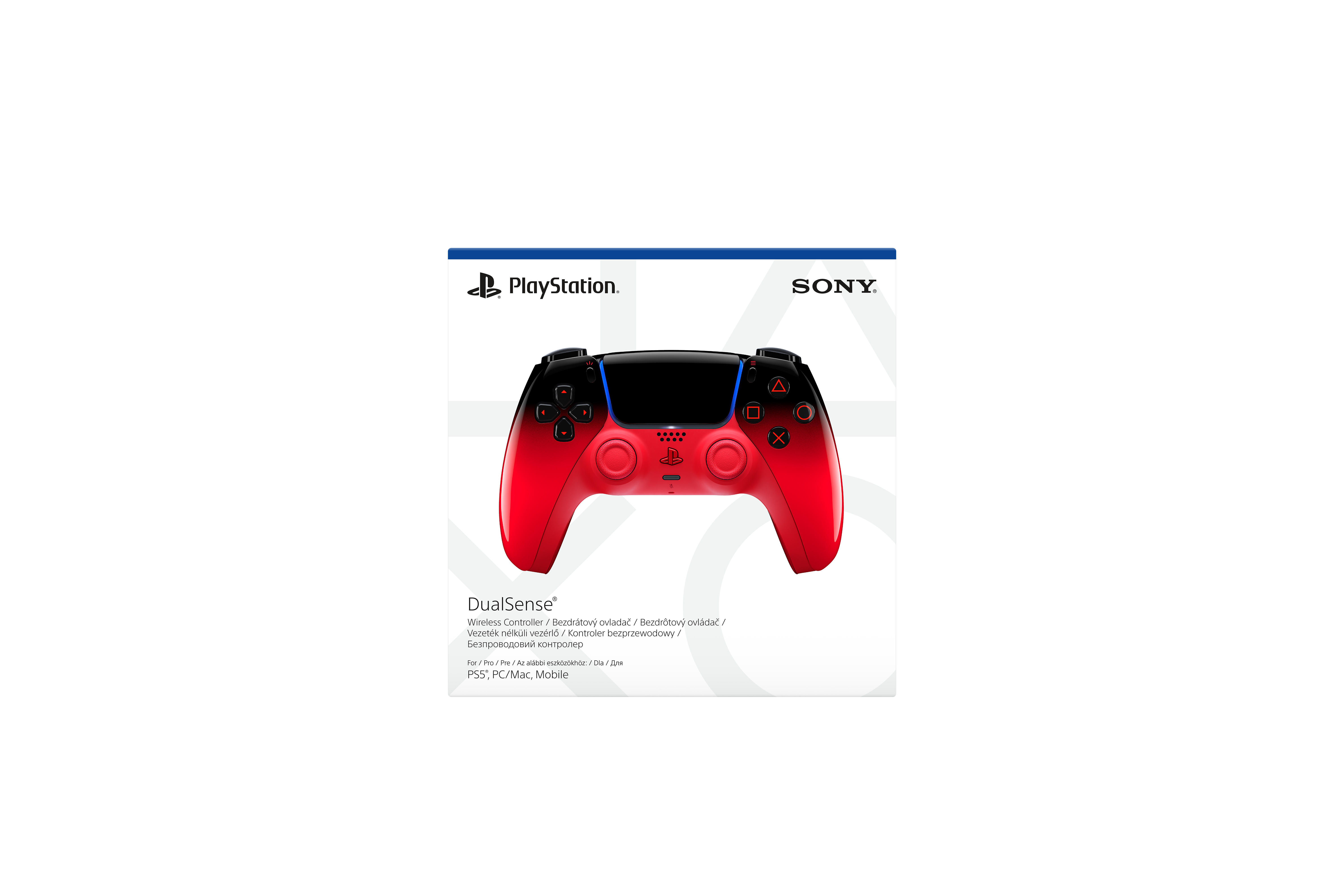 PlayStation Геймпад 5 Dualsense BT, Techno Red