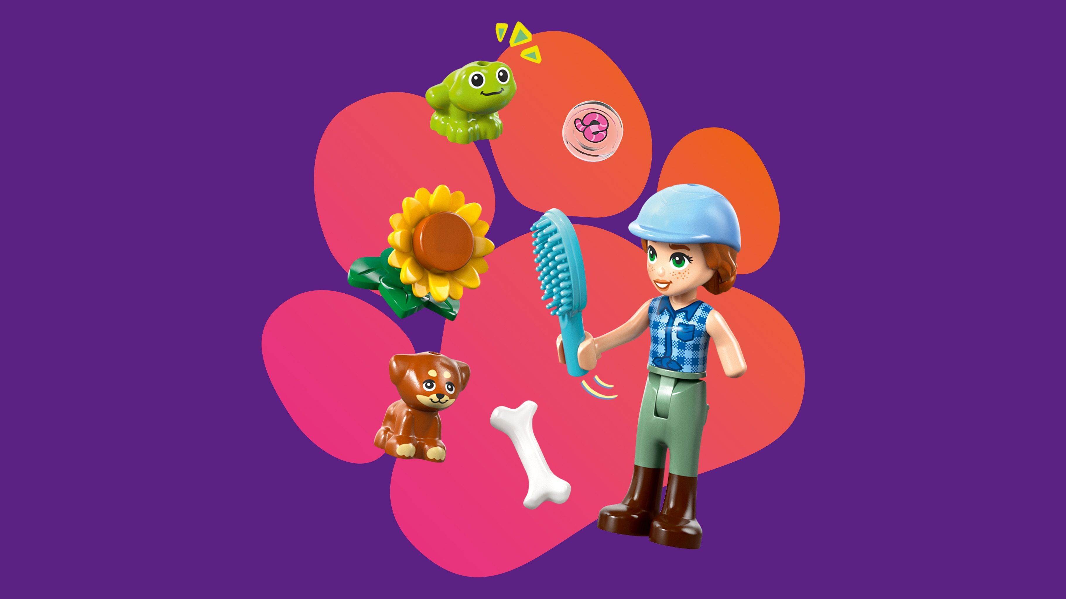 LEGO Конструктор LEGO Friends Причіп для коня та коня