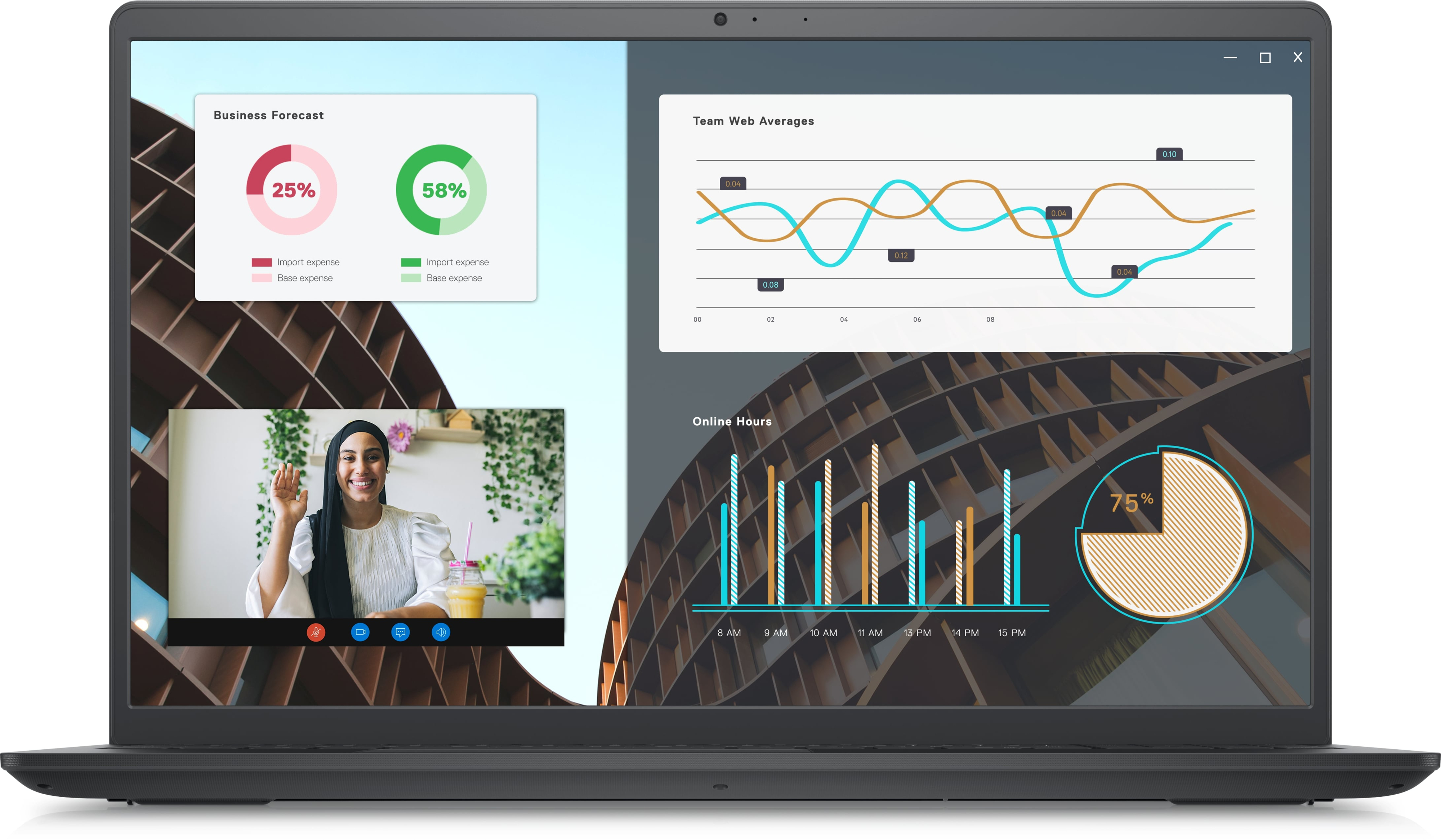 Dell Ноутбук Dell Vostro 3530 15.6" FHD AG, Intel i7-1355U, 16GB, F512GB, UMA, Win11P, чорний