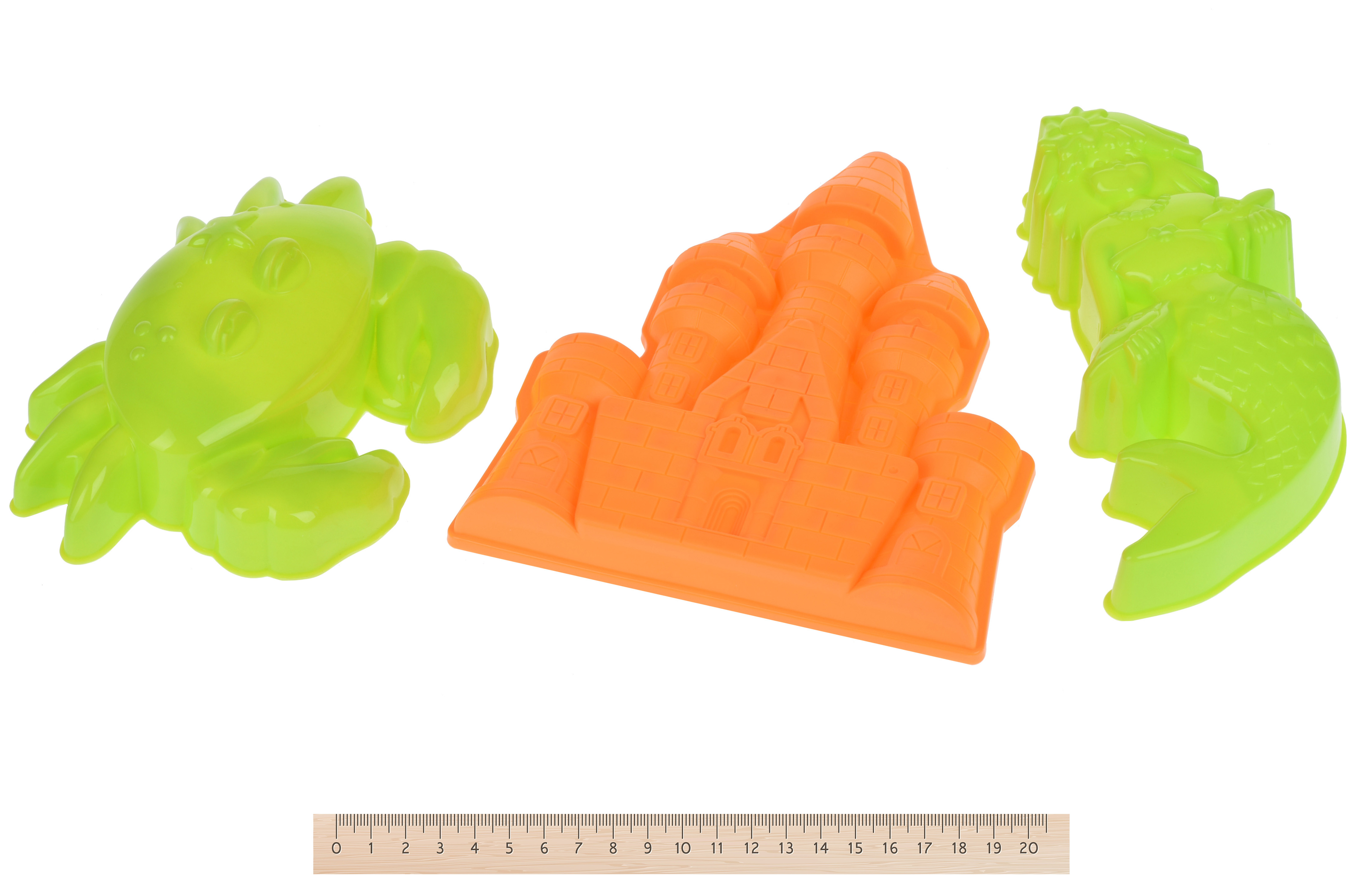 Same Toy Набір для гри з піском - Відерце синє (8 од.)