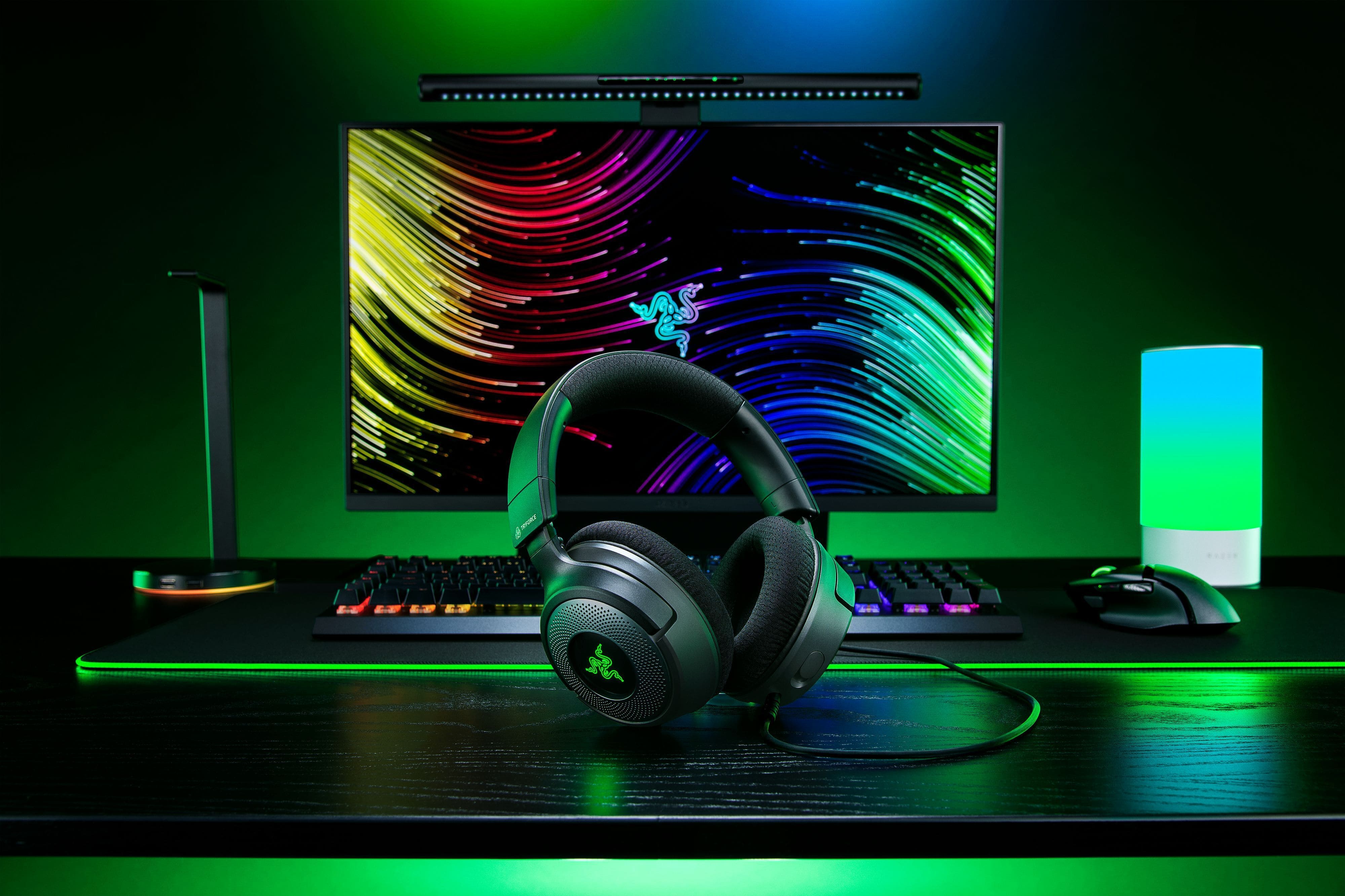 Razer Гарнітура ігрова Kraken V4 X, 7.1, USB-A, 1.8м, RGB, чорний