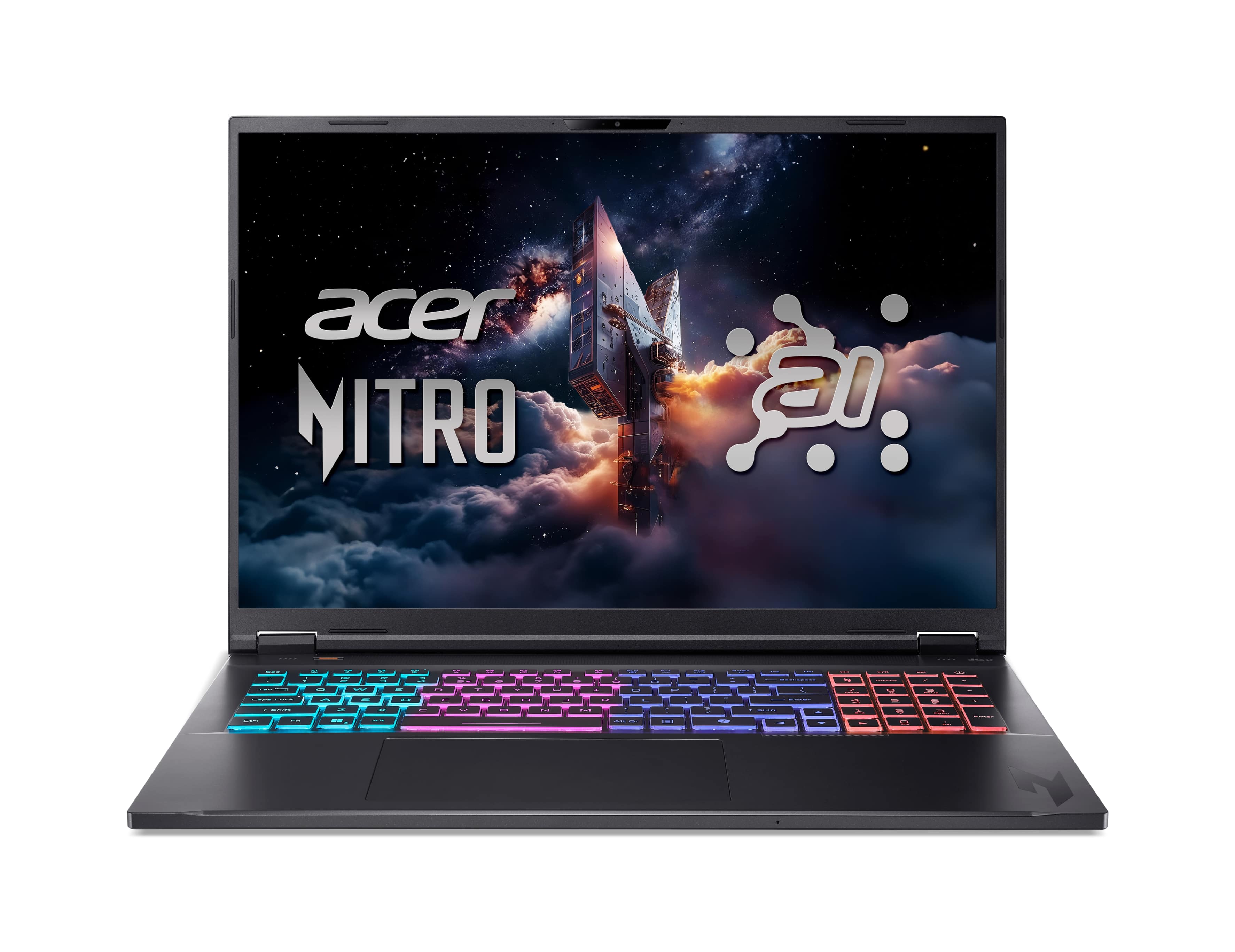 Acer Ноутбук Acer Nitro 18 AN18-61 18" WQXGA IPS, AMD R7-350, 32GB, F1TB, NVD5070Ti-12, Lin, чорний