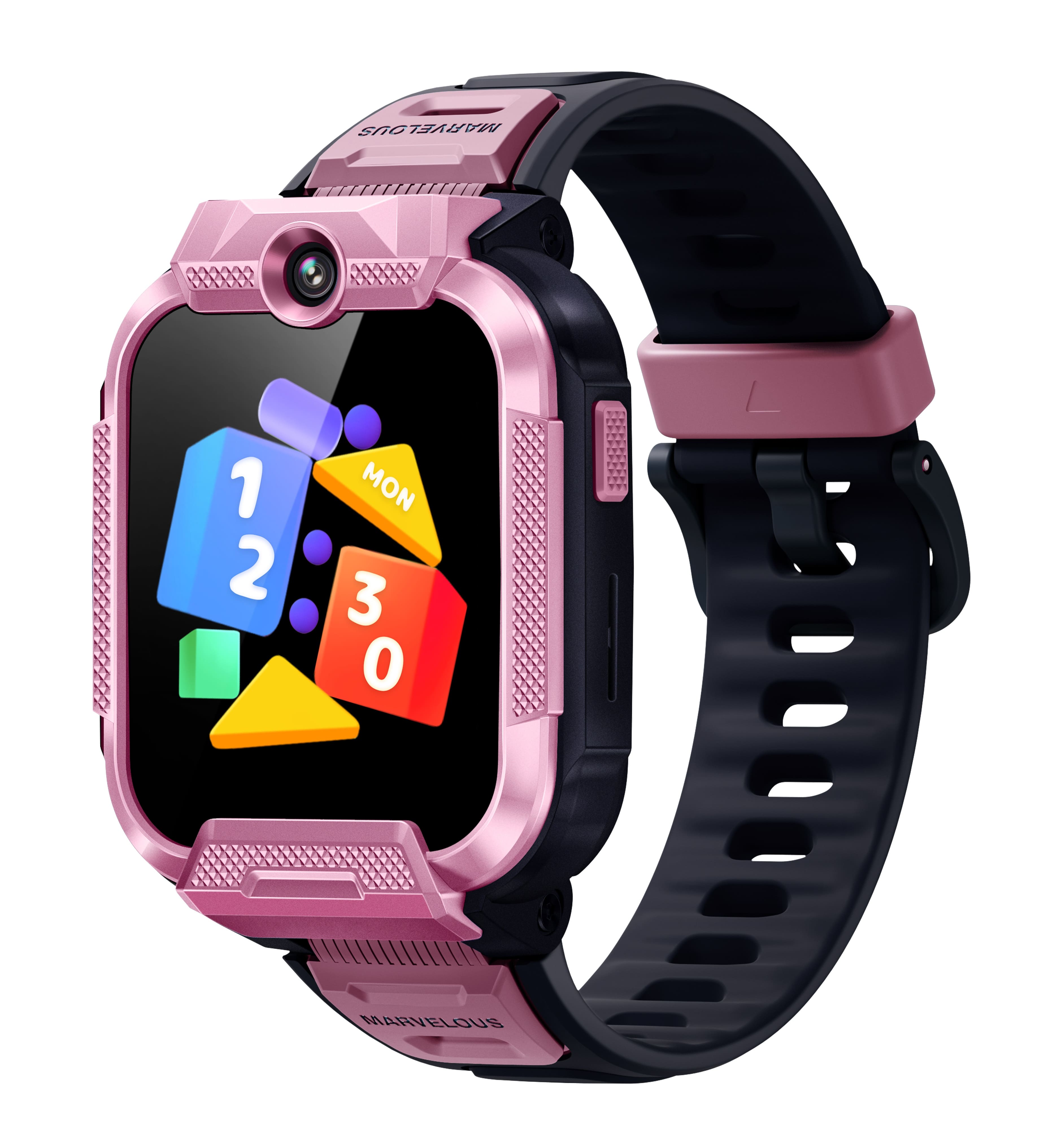 Mibro Дитячий годинник-телефон Z5, 1.69", 240x280, GPS, 2MP dual, 900мА·год, 2АТM, рожевий