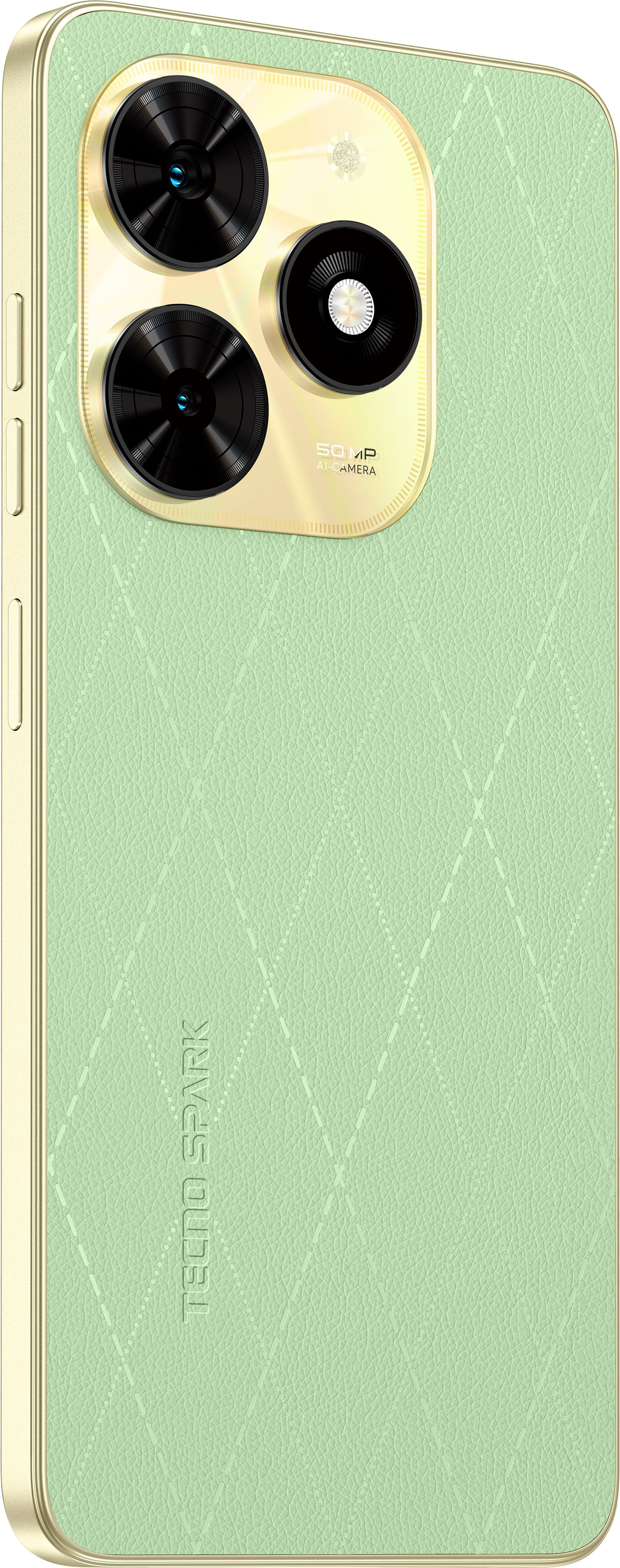 TECNO Смартфон Spark 20C (BG7n) 6.56" 4/128ГБ, 2SIM, 5000мА·год, Magic Skin Green