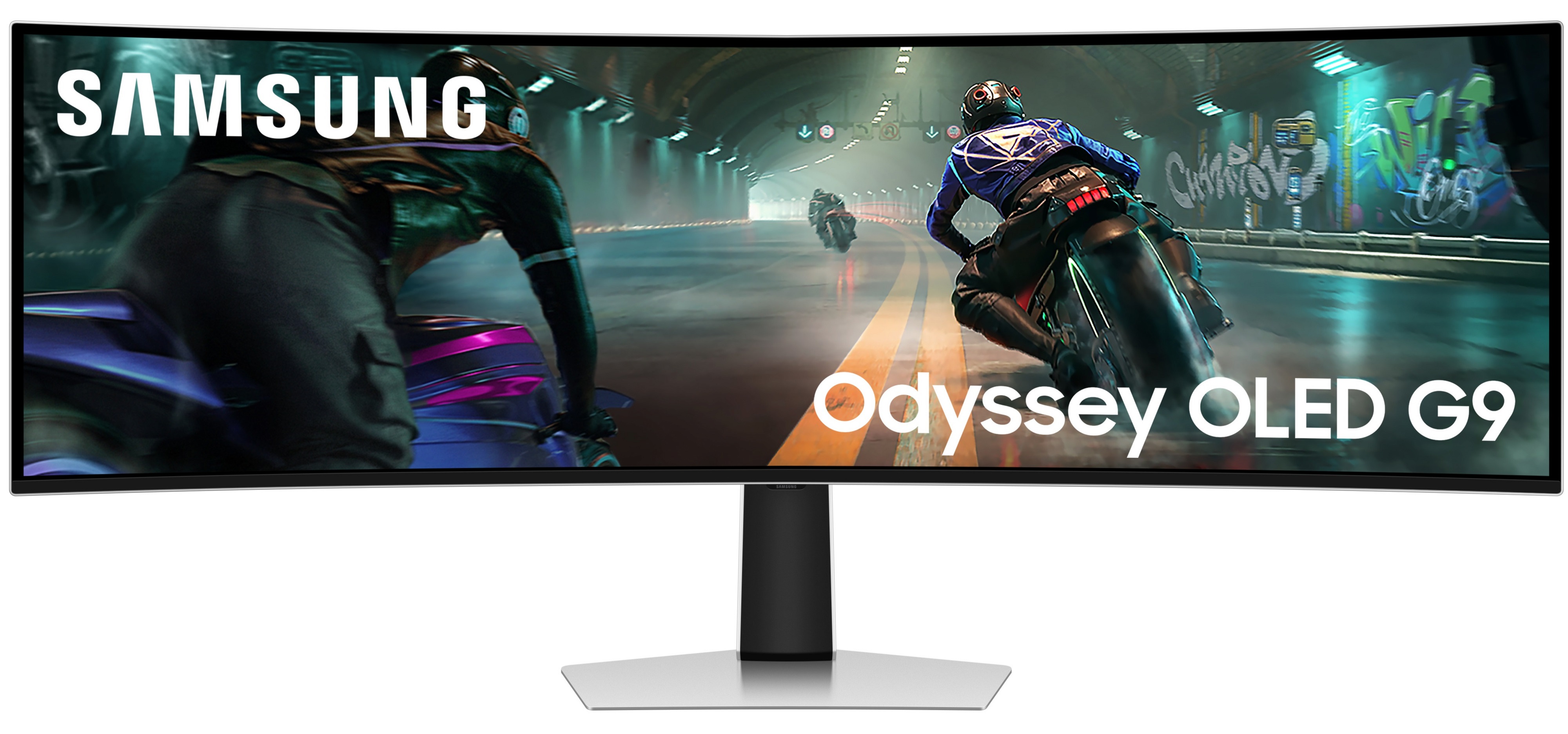 Samsung Монітор 48.7"Odyssey G9 49DG910 HDMI, DP, USB, USB-C, OLED, 5120x1440, 32:9, 144Hz, 0.3ms, CURVED