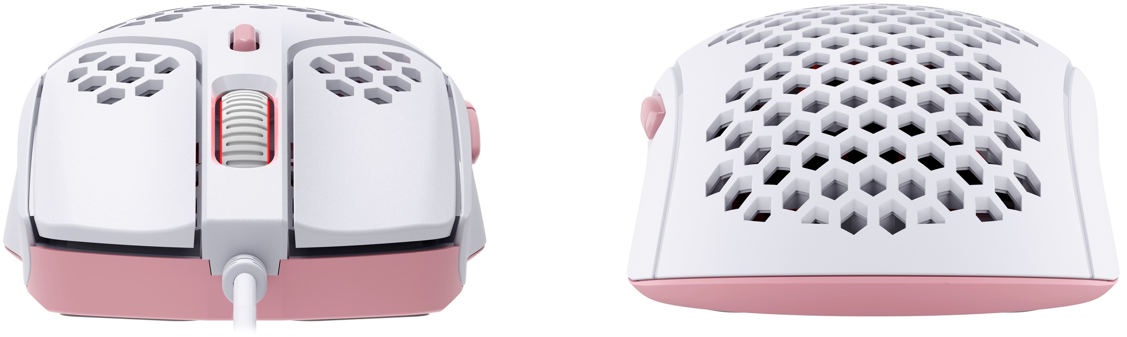 HyperX Миша Pulsefire Haste USB, White/Pink