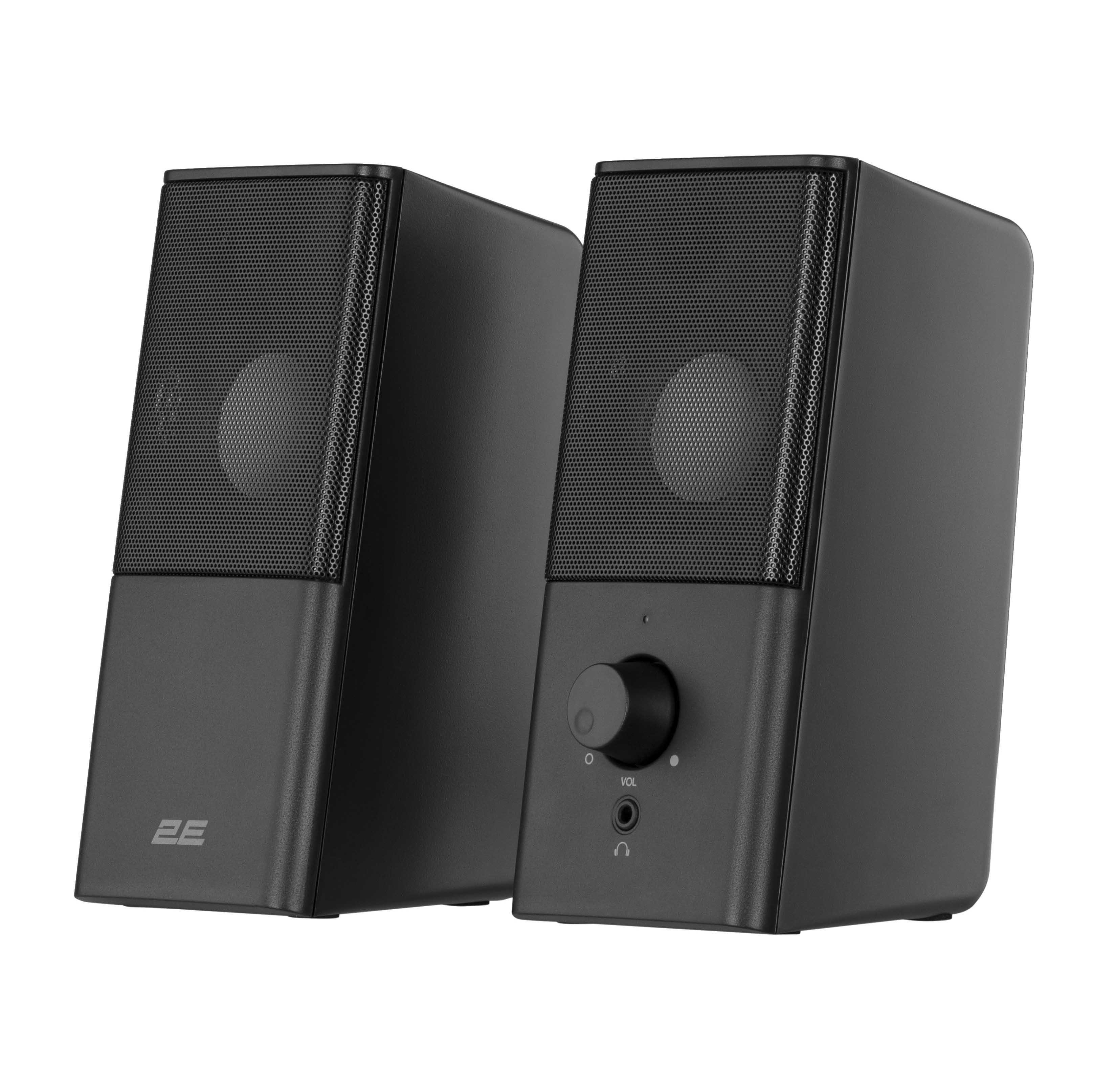2E Акустична система PCS202, 2.0, USB, Black