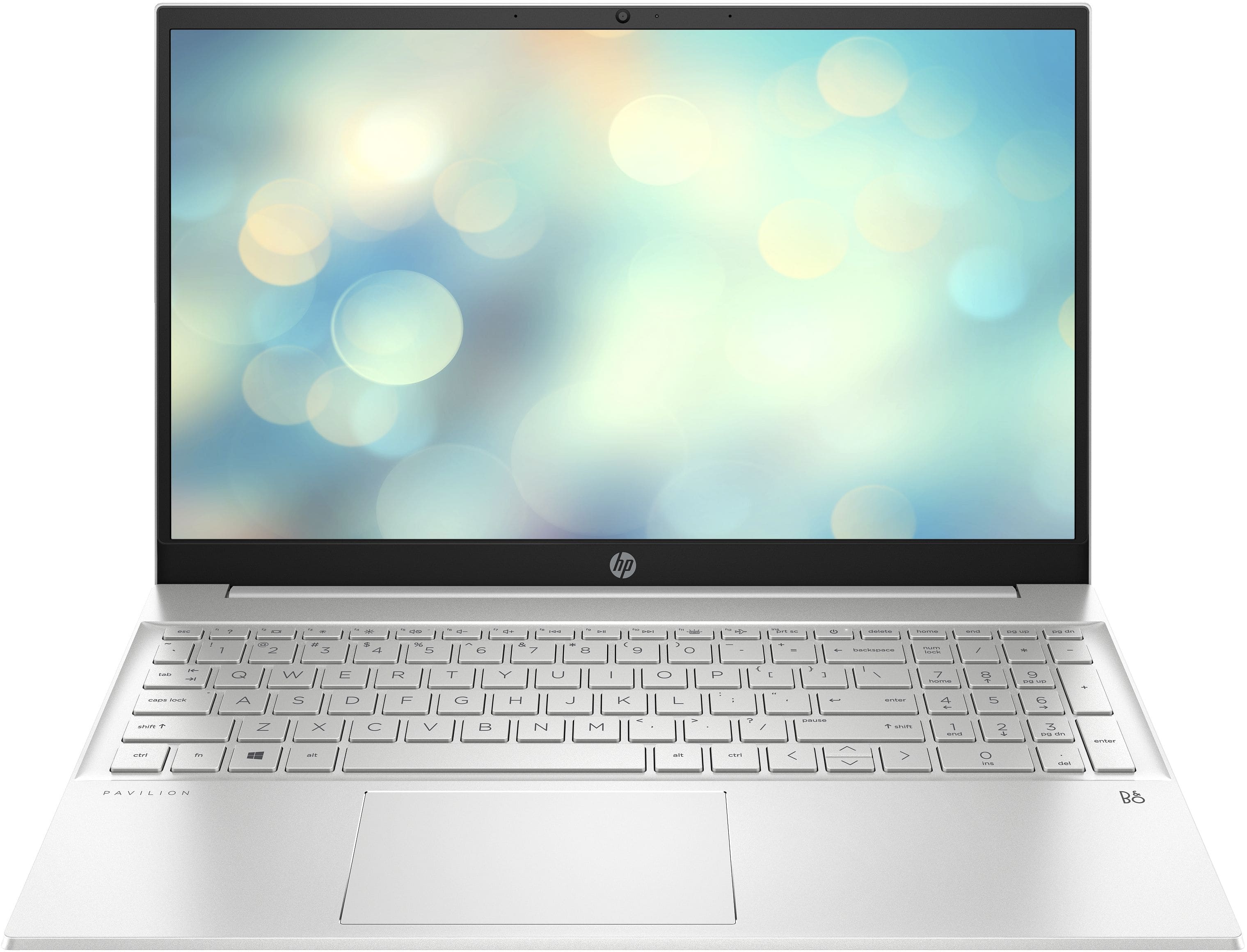 HP Ноутбук Pavilion 15-eh1138ua 15.6" FHD IPS AG, AMD R5-5500U, 16GB, F1024GB, UMA, DOS, сріблястий