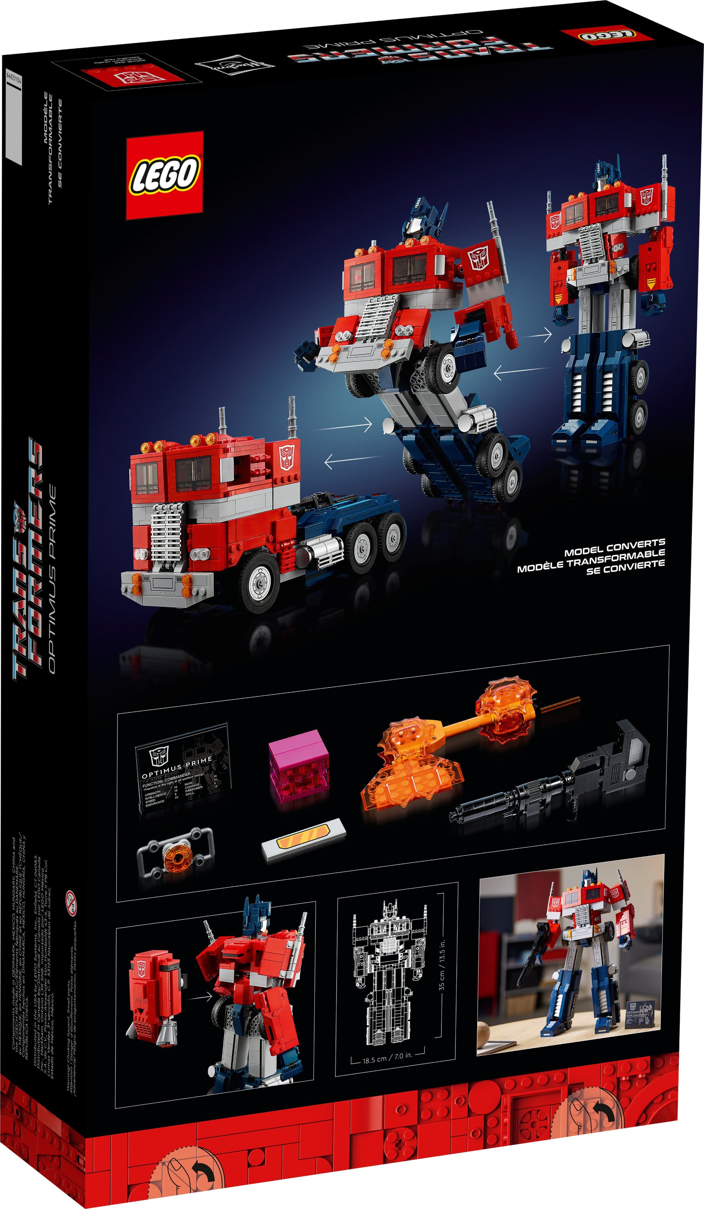 LEGO Конструктор Icons Optimus Prime LEGO Конструктор Icons Optimus Prime