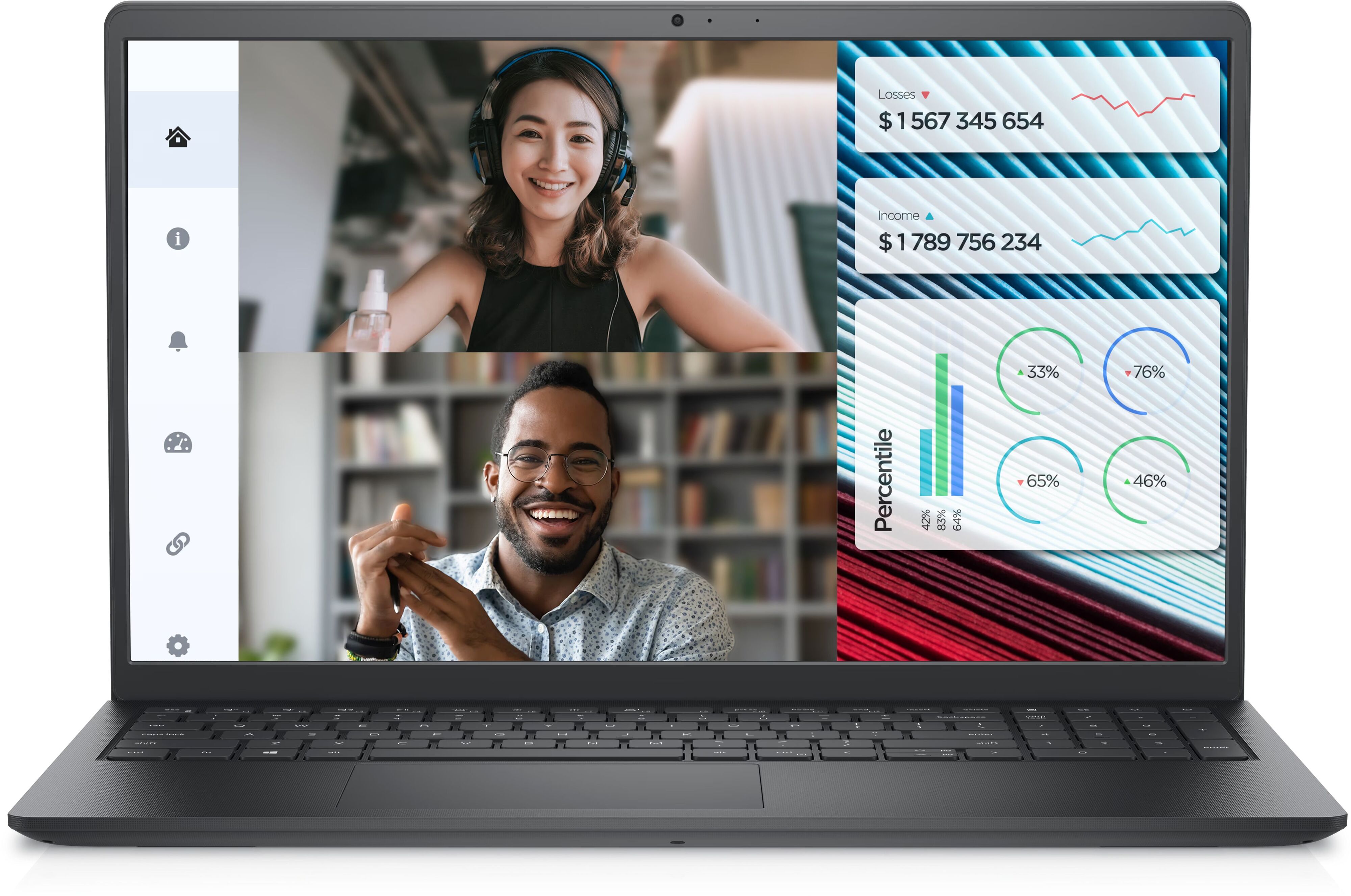 Dell Ноутбук Vostro 3520 15.6" FHD AG, Intel i7-1255U, 16GB, F512GB, UMA, Win11P, чорний