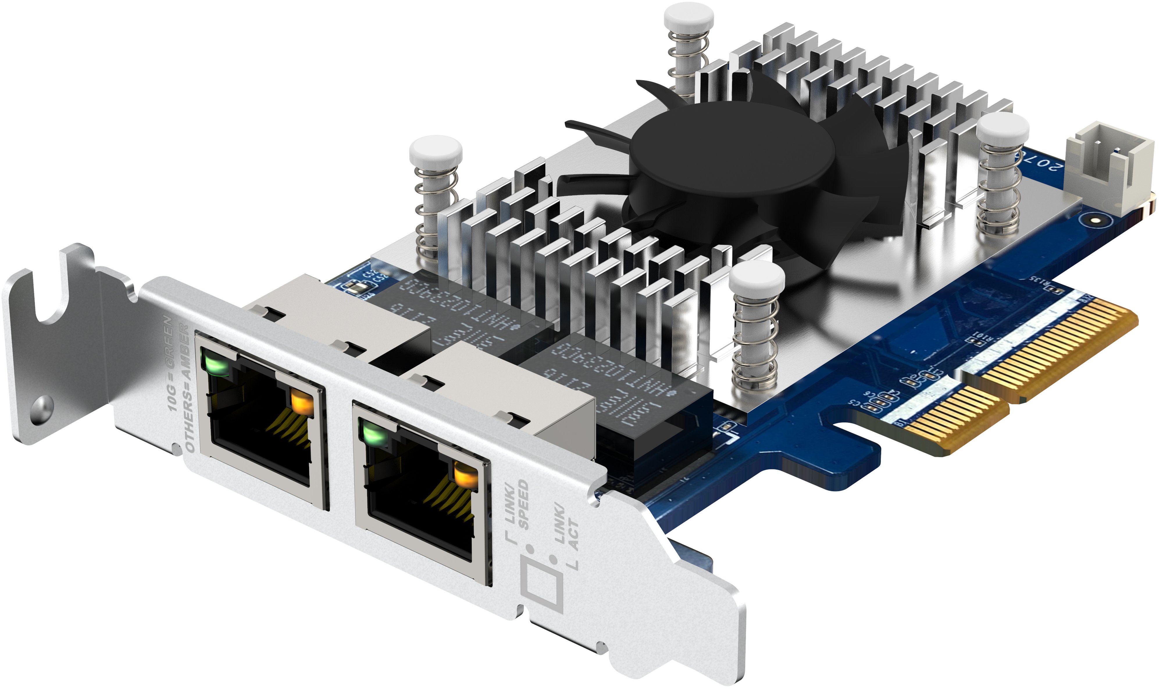QNAP Мережева карта Dual-port (10Gbase-T) 10GbE PCIe Gen3 x4