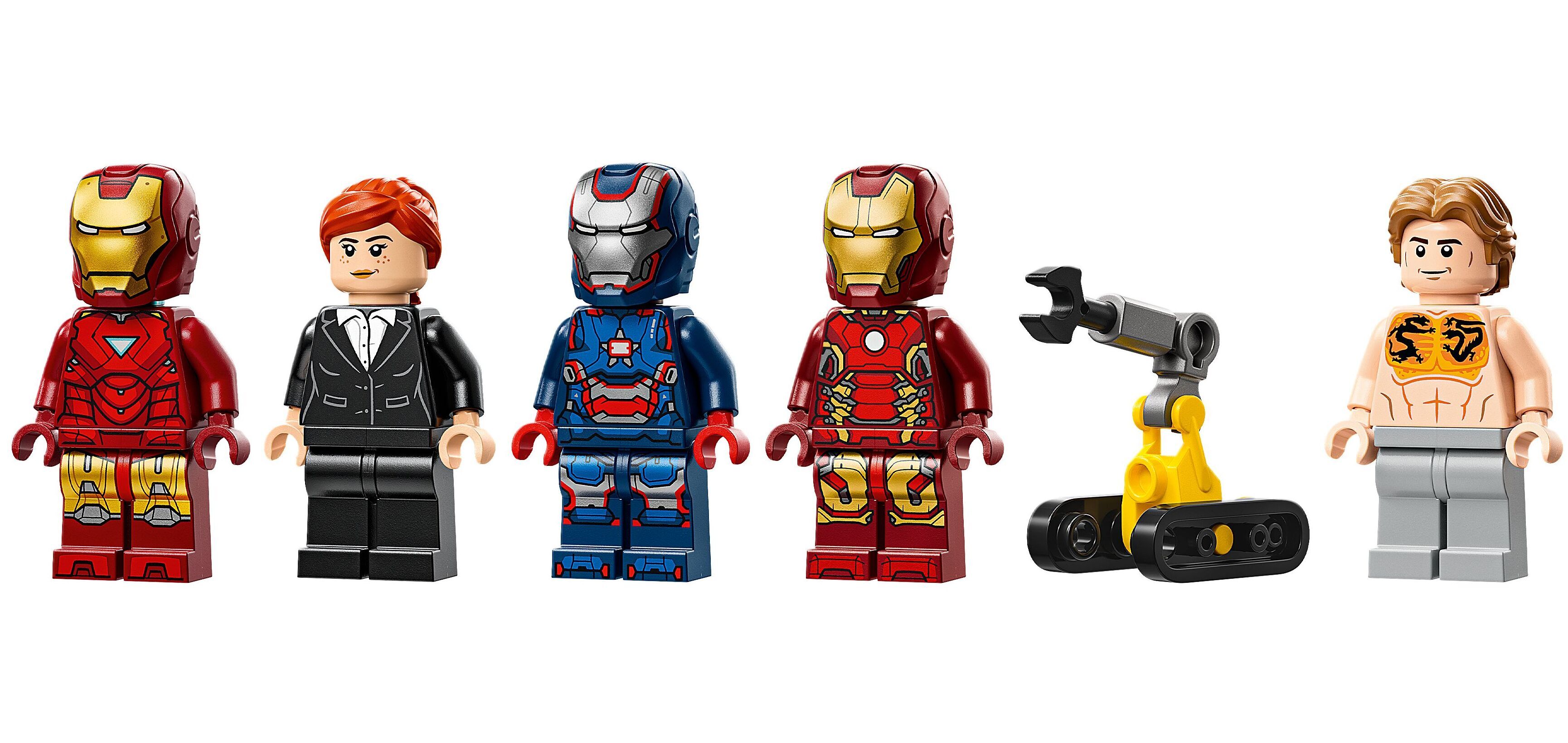 LEGO Конструктор Super Heroes Лабораторія Залізної Людини: зал обладунків
