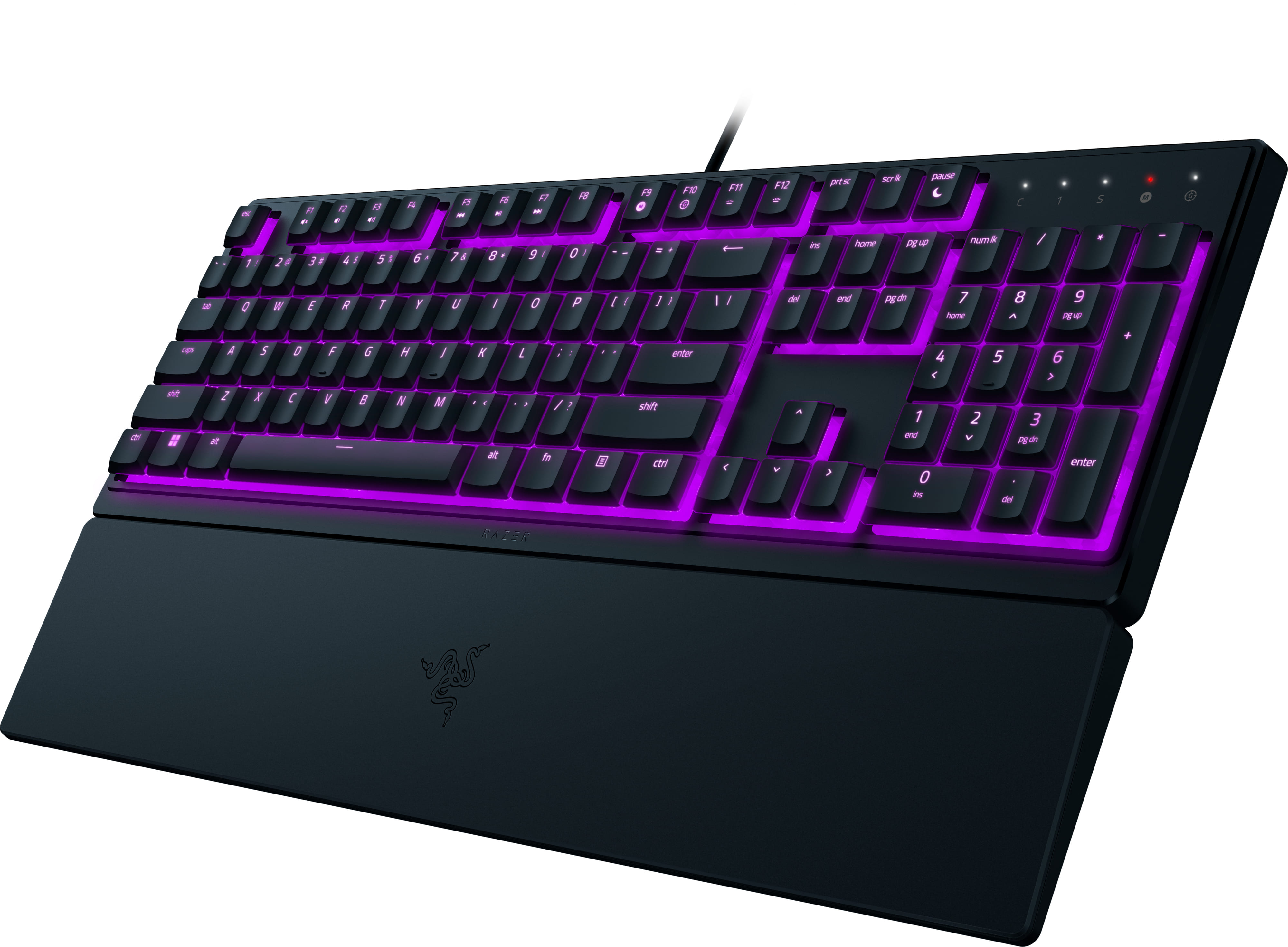 Razer Клавіатура мембранна Ornata V3 X 104key, USB-A, EN/UK, RGB, чорний
