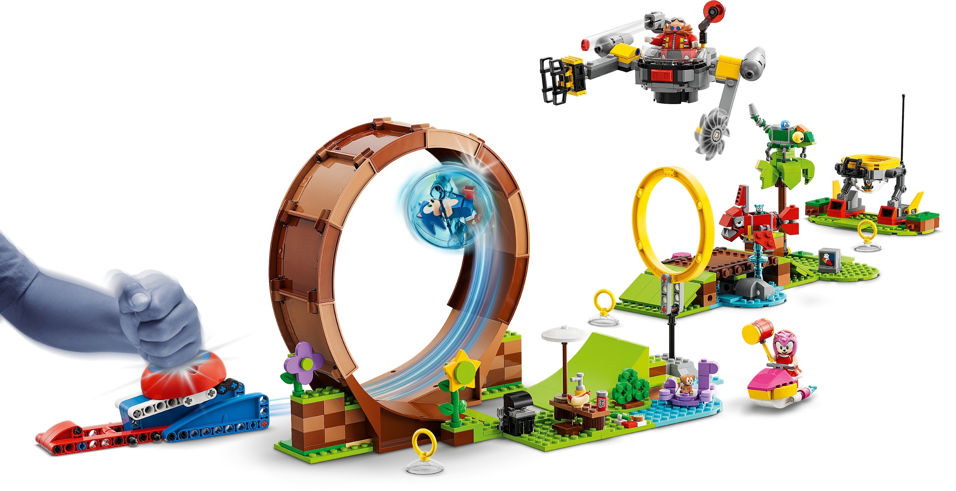 LEGO Конструктор Sonic the Hedgehog Змагання петлі Соніка на зеленому пагорбі