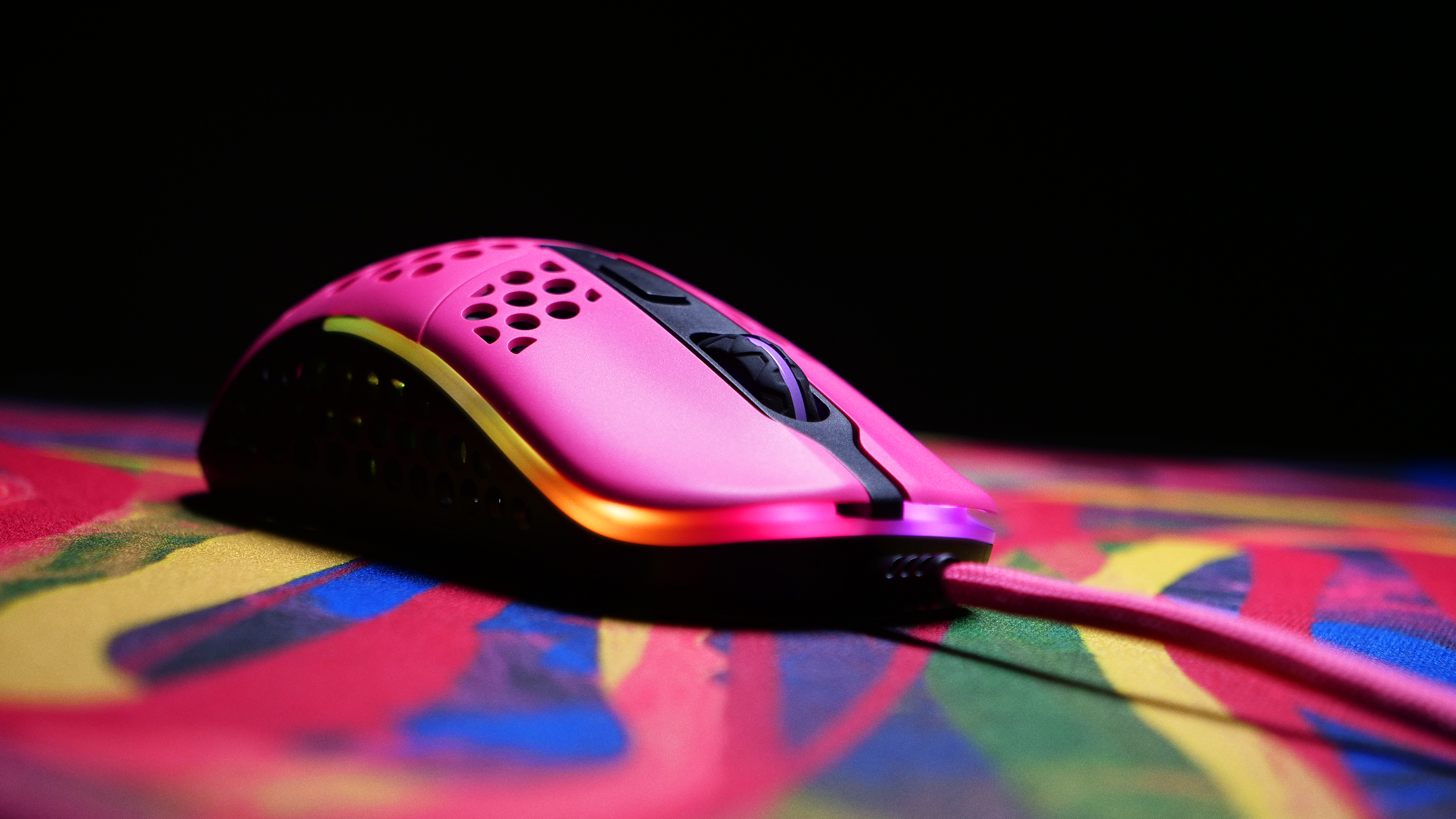 Cherry Xtrfy Миша M42 RGB USB Pink