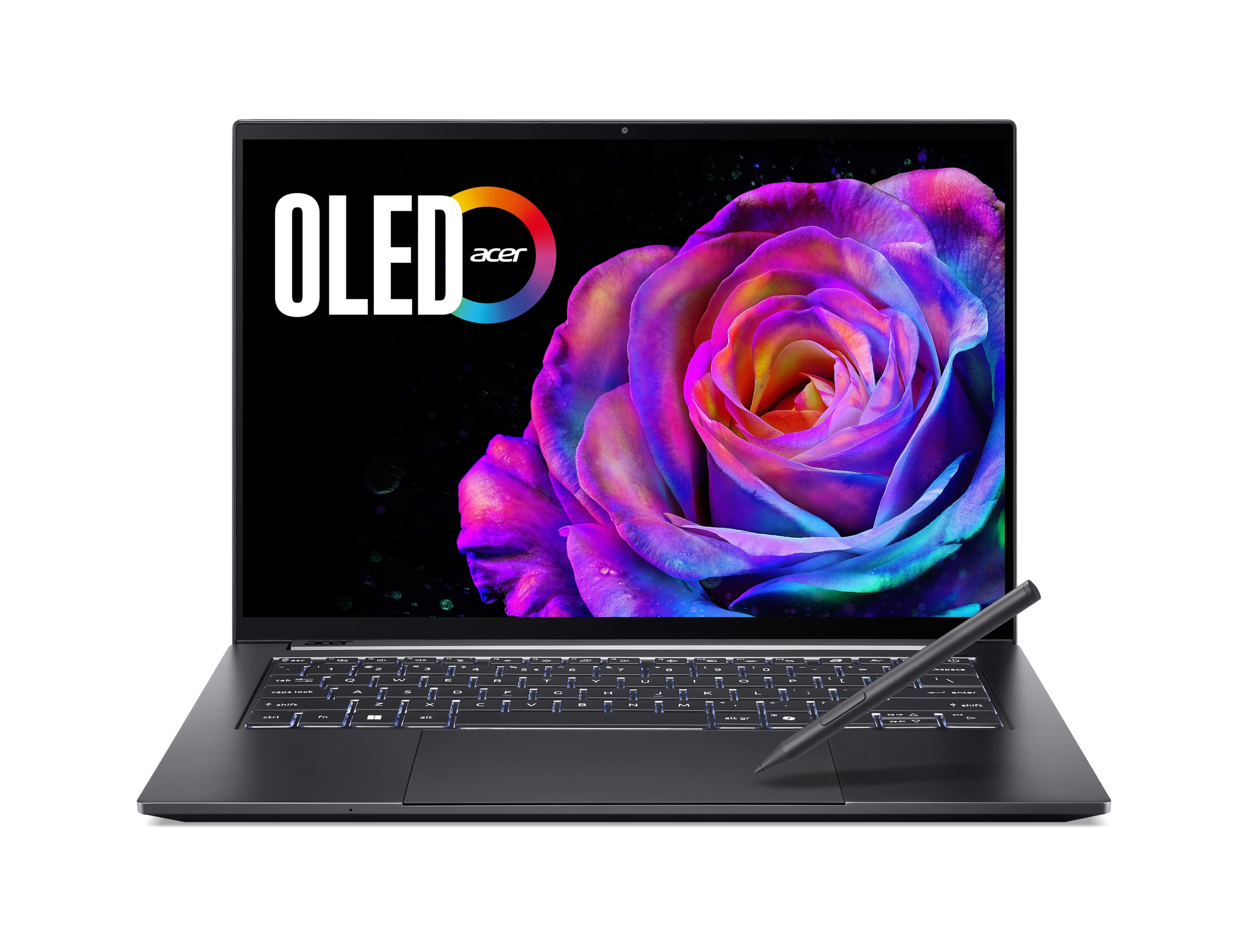 Acer Ноутбук Acer Swift X 14 SFX14-73G 14.5` 2.8K OLED, Intel U7-255H, 16GB, F1TB, NVD5050-8, Win11, сірий