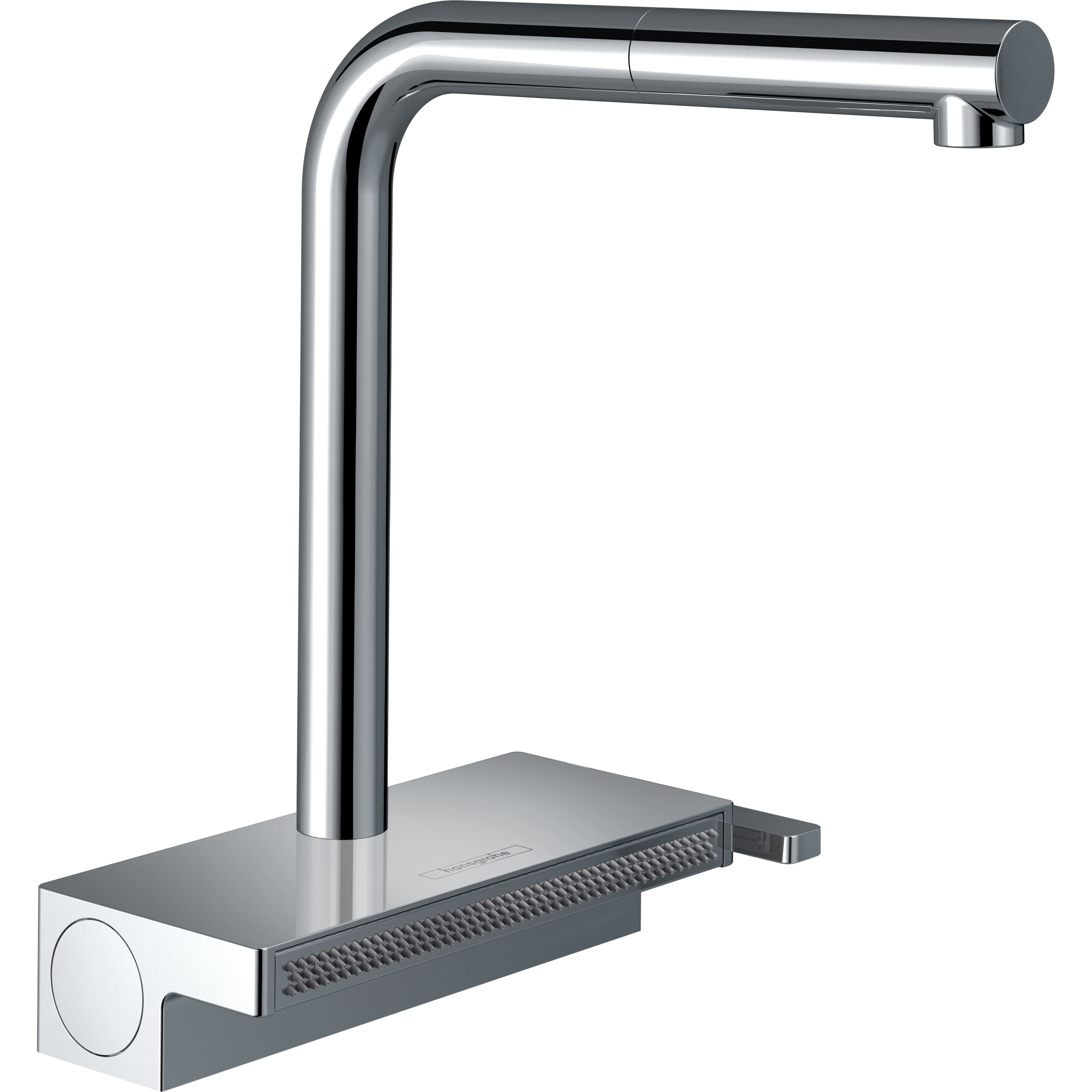 Hansgrohe Змішувач для кухні Aquno Select M81, довж.виливу - 210мм, поворотний, витяжний, 1 важіль, хром