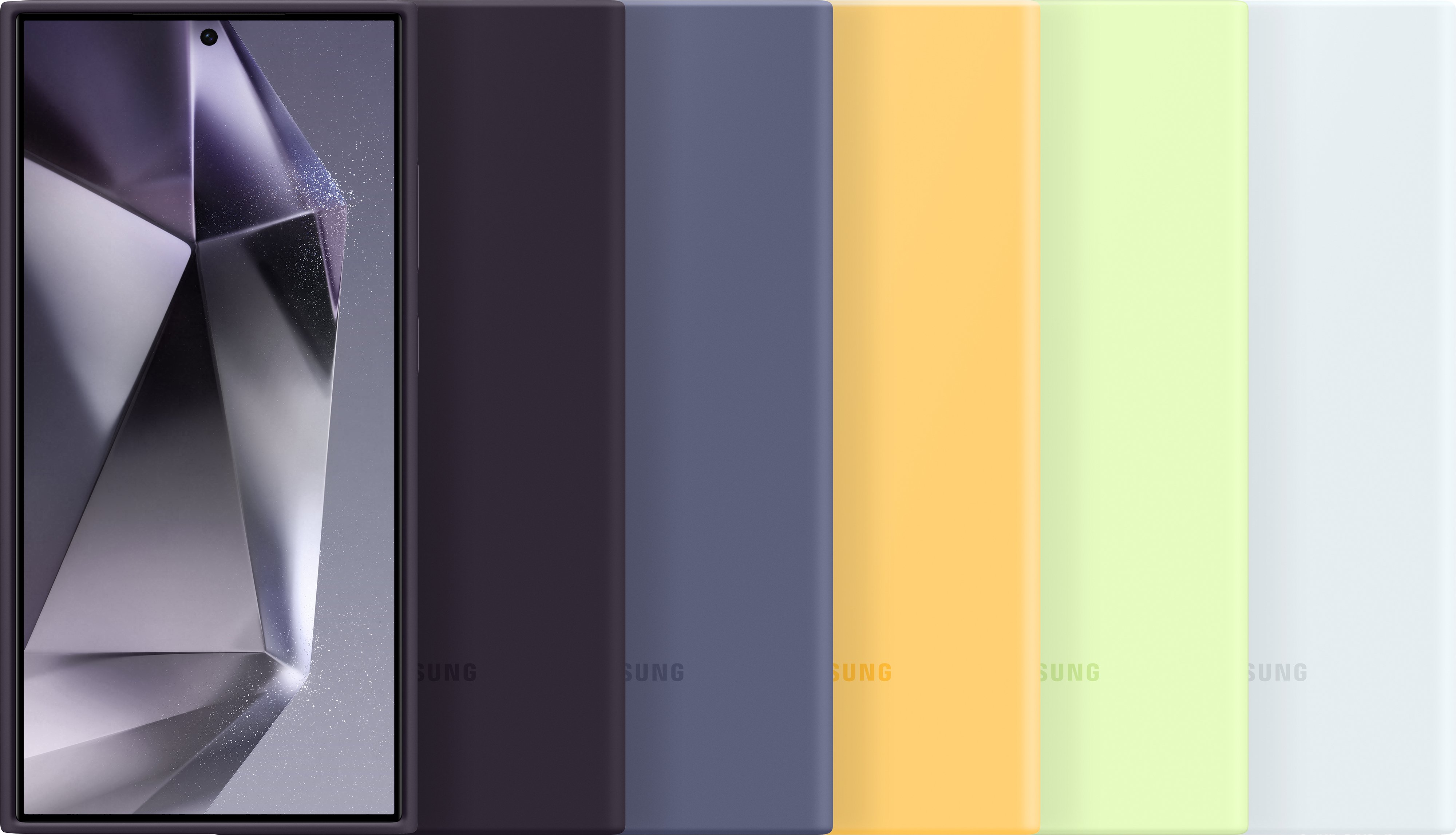 Samsung Чохол для Galaxy S24 Ultra (S928), Silicone Case, зелений світлий