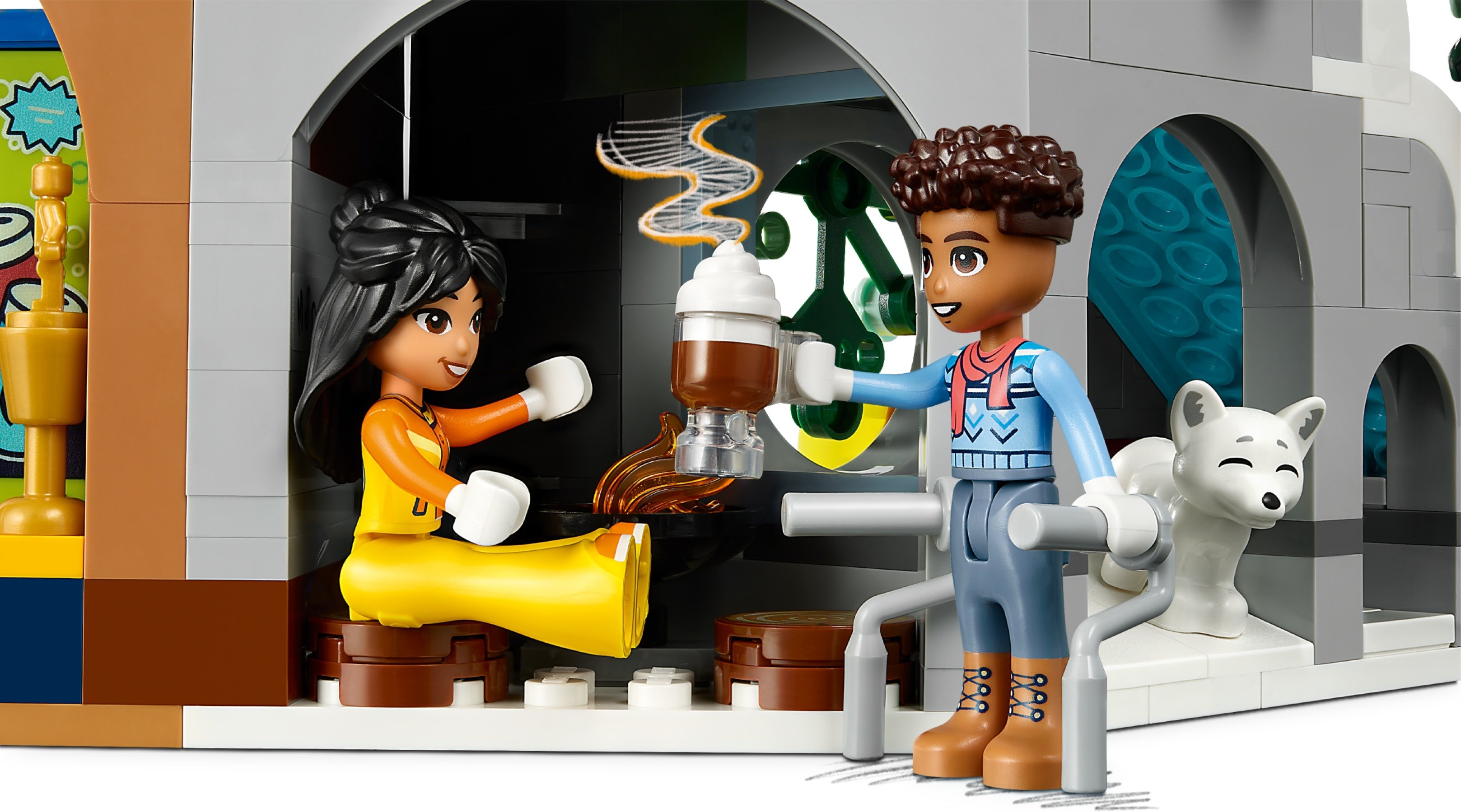 LEGO Конструктор Friends Святкова гірськолижна траса й кафе