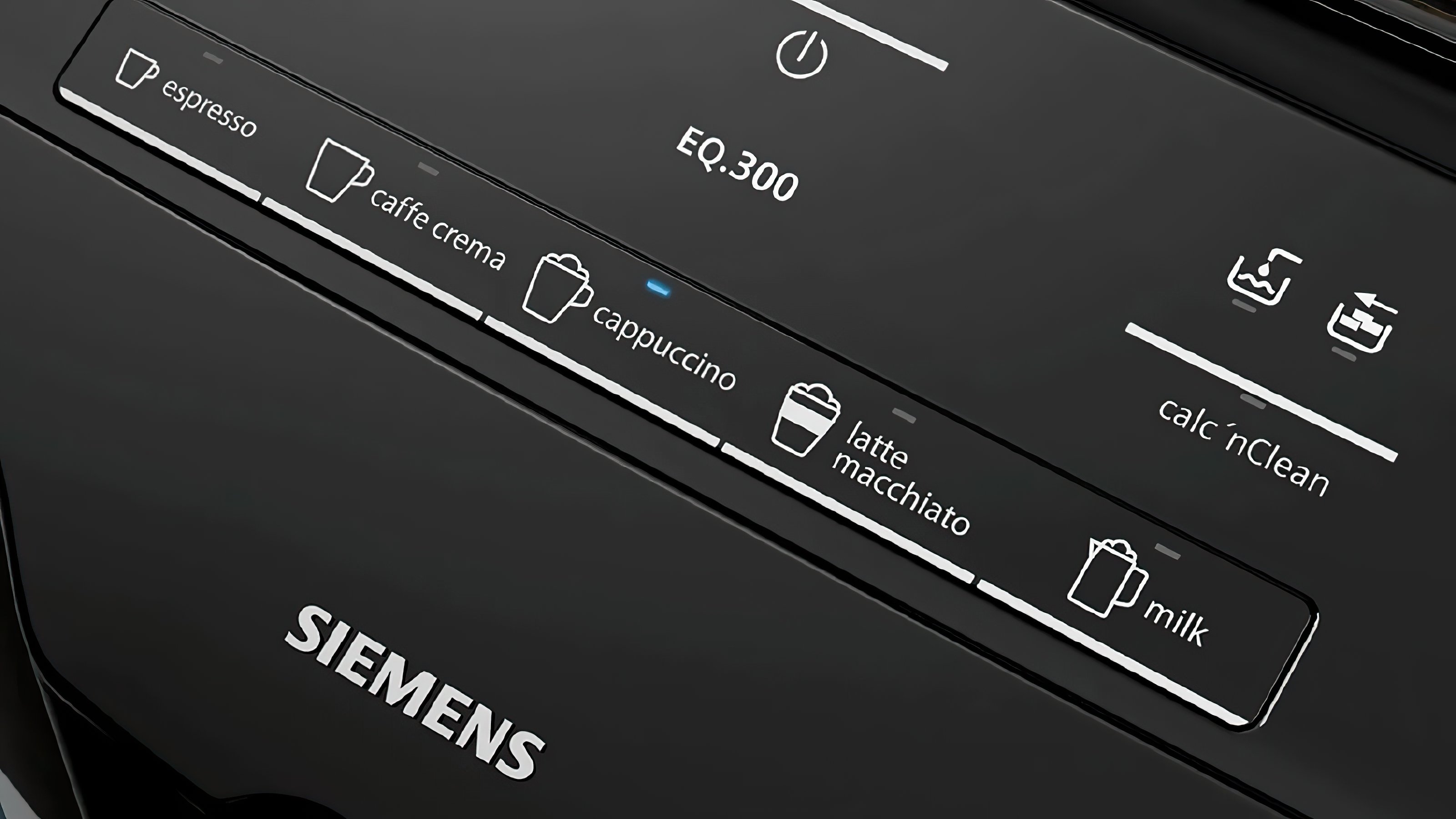 Siemens Кавомашина 1.4л, зерно+мелена, автомат.капуч, чорний