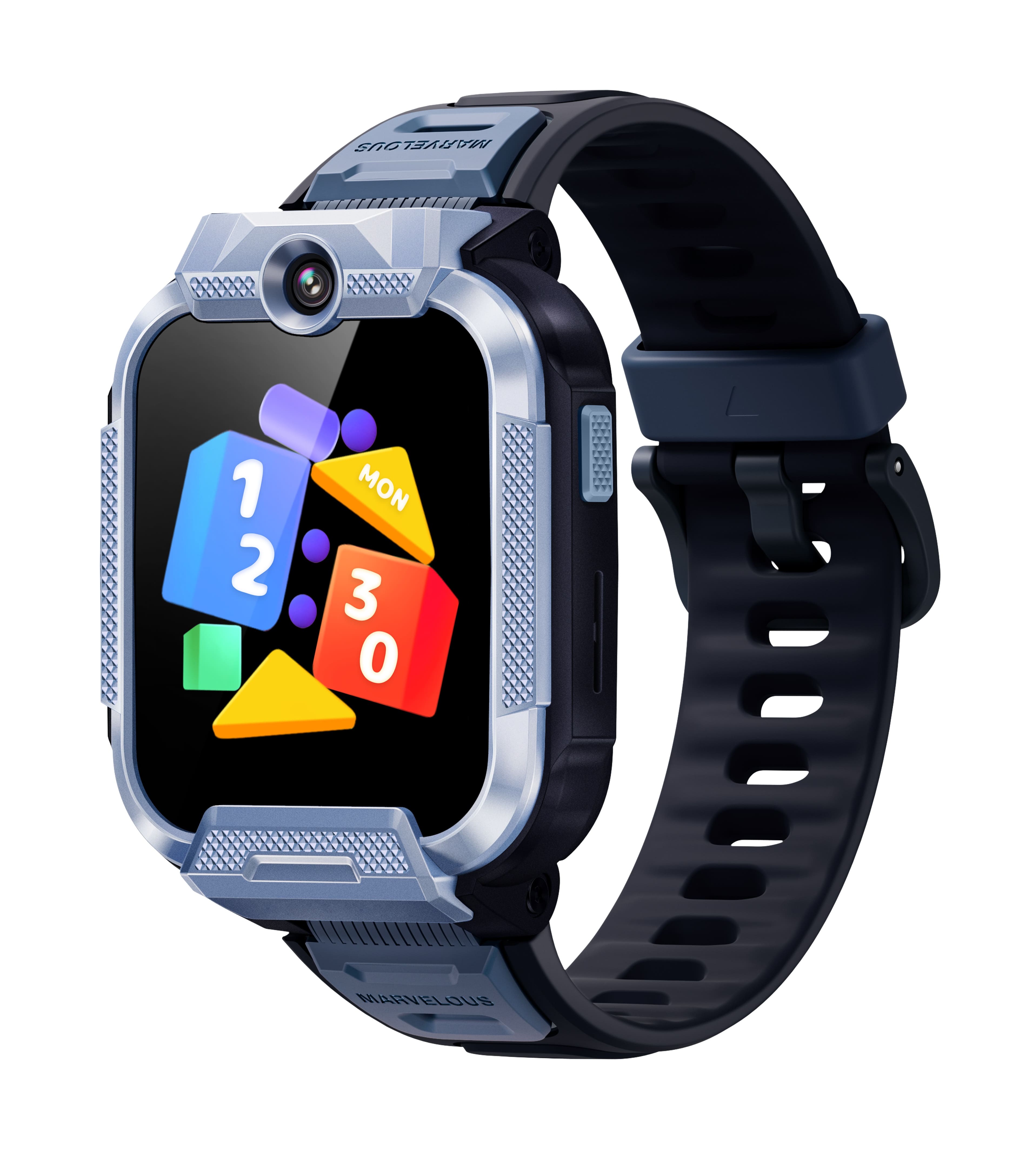 Mibro Дитячий годинник-телефон Z5, 1.69", 240x280, GPS, 2MP dual, 900мА·год, 2АТM, синій