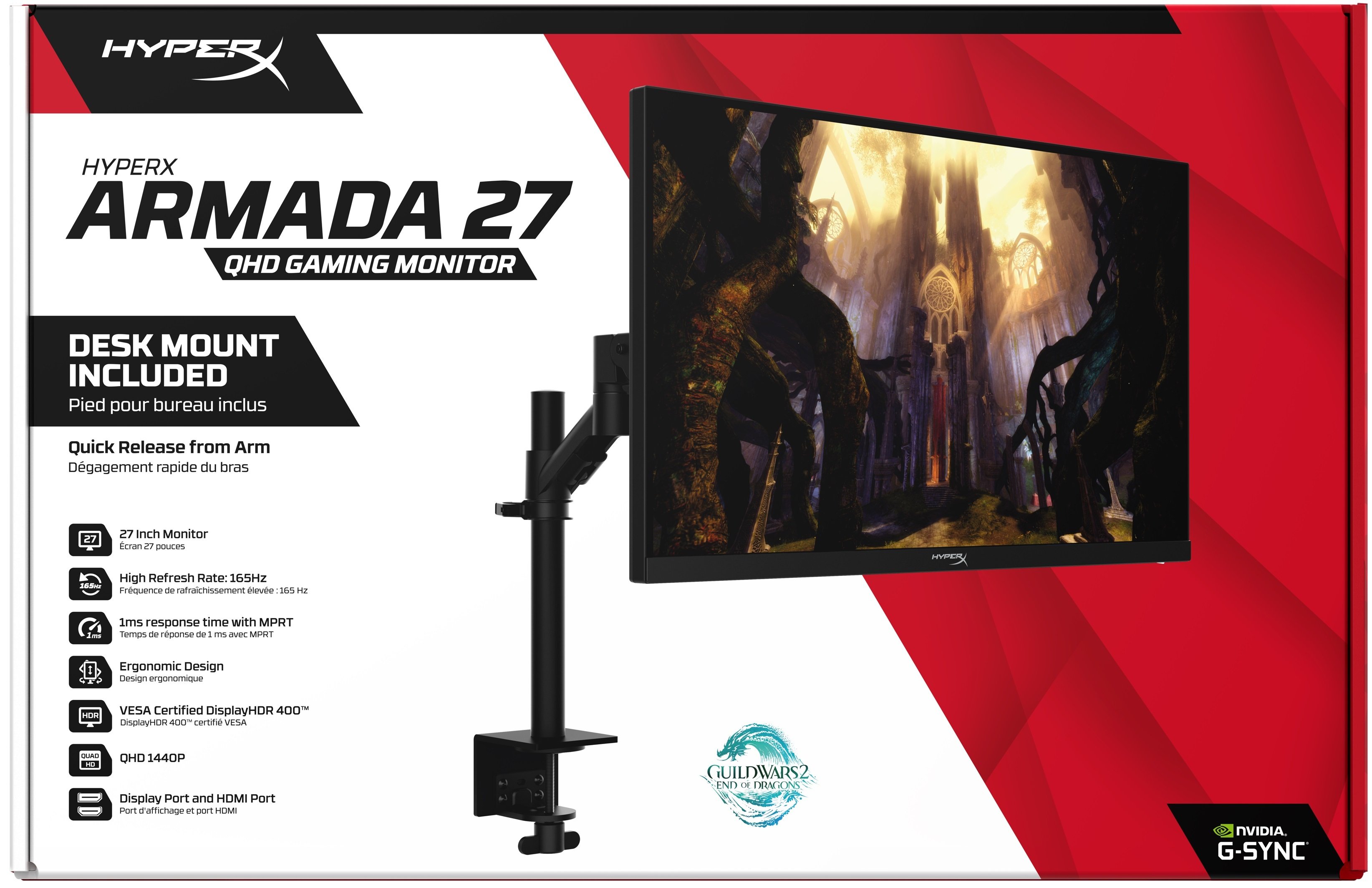 HyperX Монітор LCD 27` QHD HyperX Armada