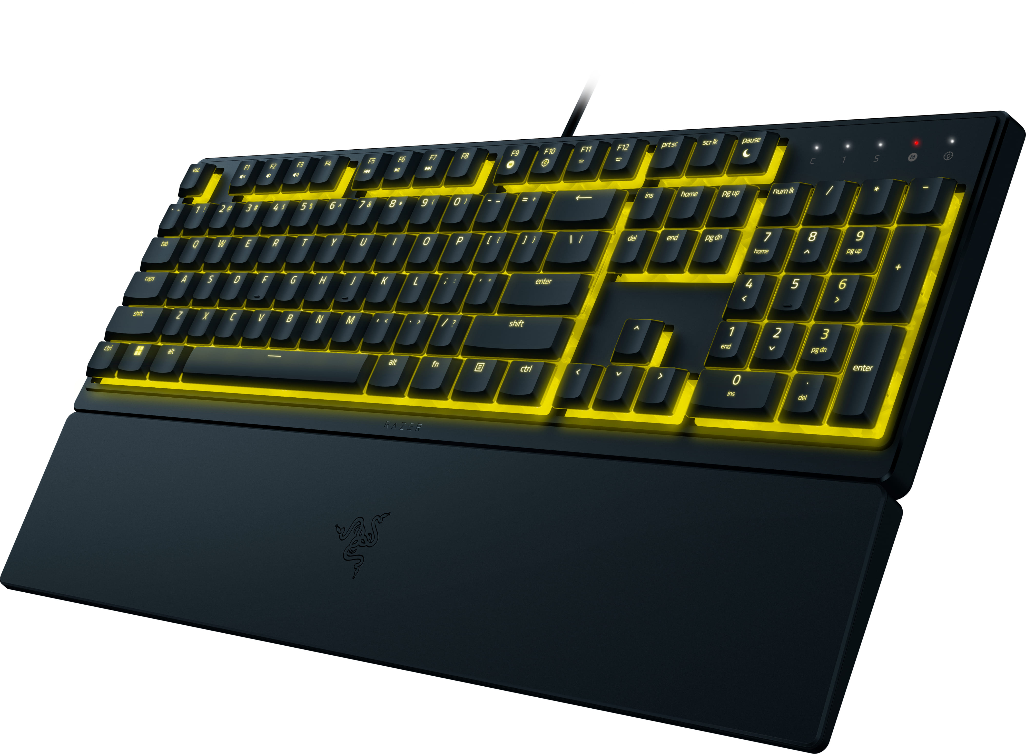 Razer Клавіатура мембранна Ornata V3 X 104key, USB-A, EN/UK, RGB, чорний