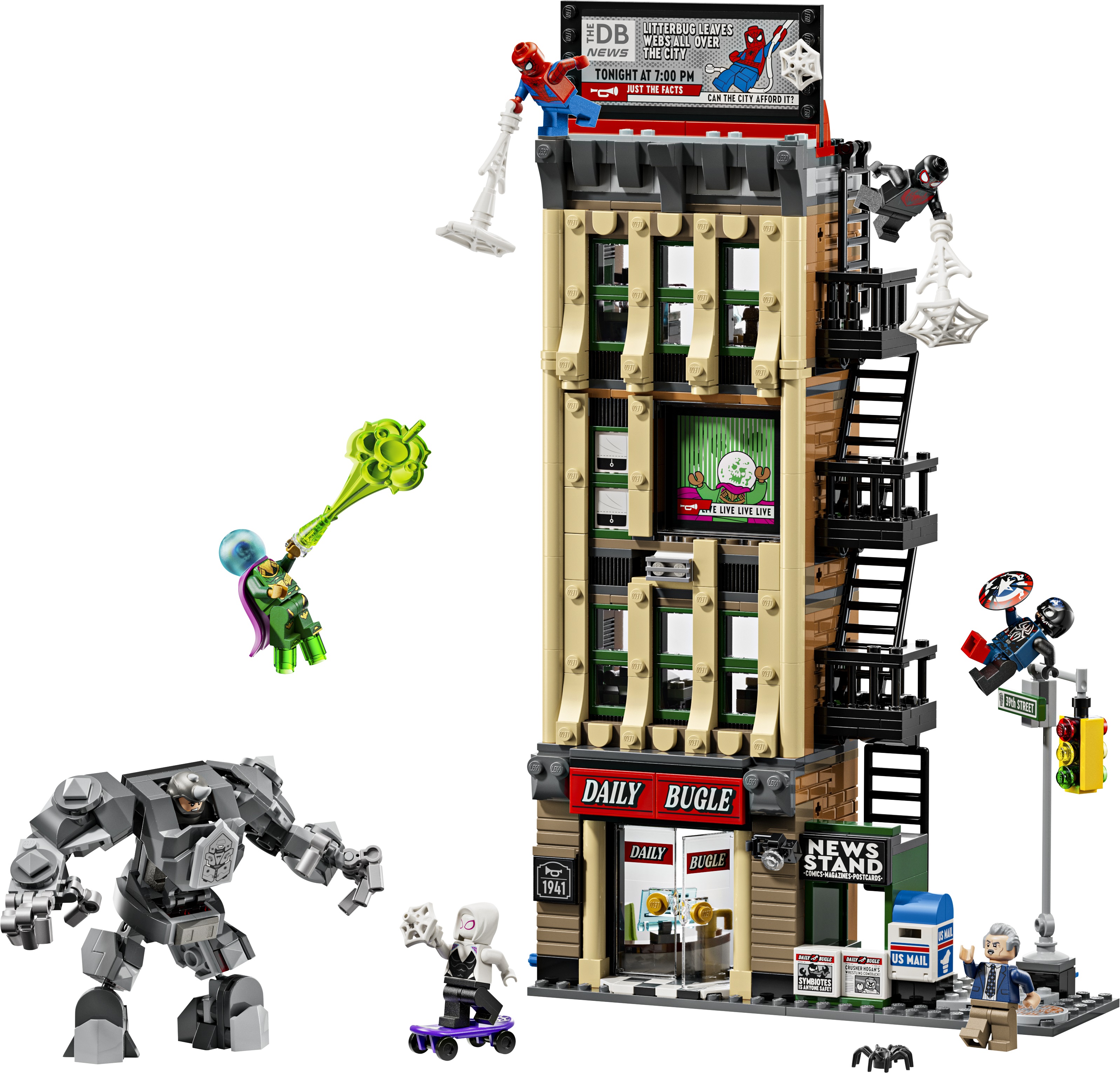 LEGO Конструктор LEGO Super Heroes Людина-павук проти Містеріо: Дейлі Б'юґл