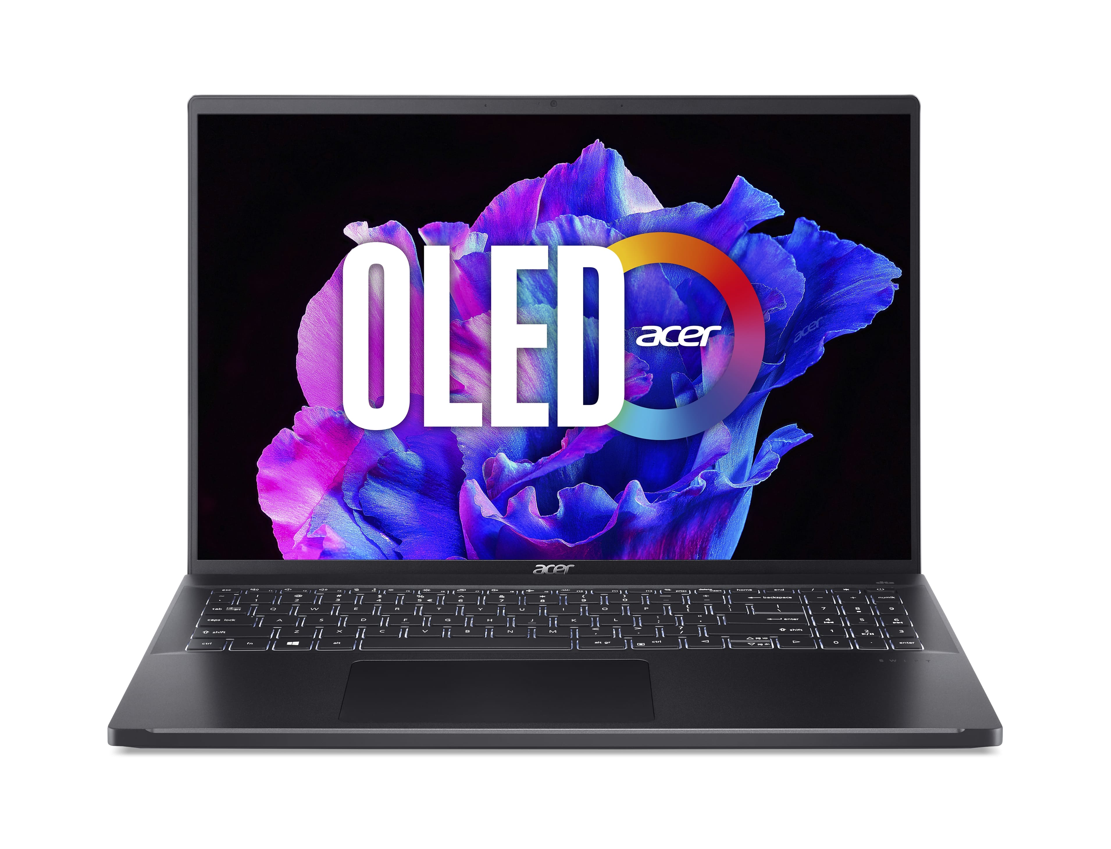 Acer Ноутбук Swift Go 16 SFG16-71 16" 3.2K OLED, Intel i5-13420H, 16GB, F512GB, UMA, Win11, чорний