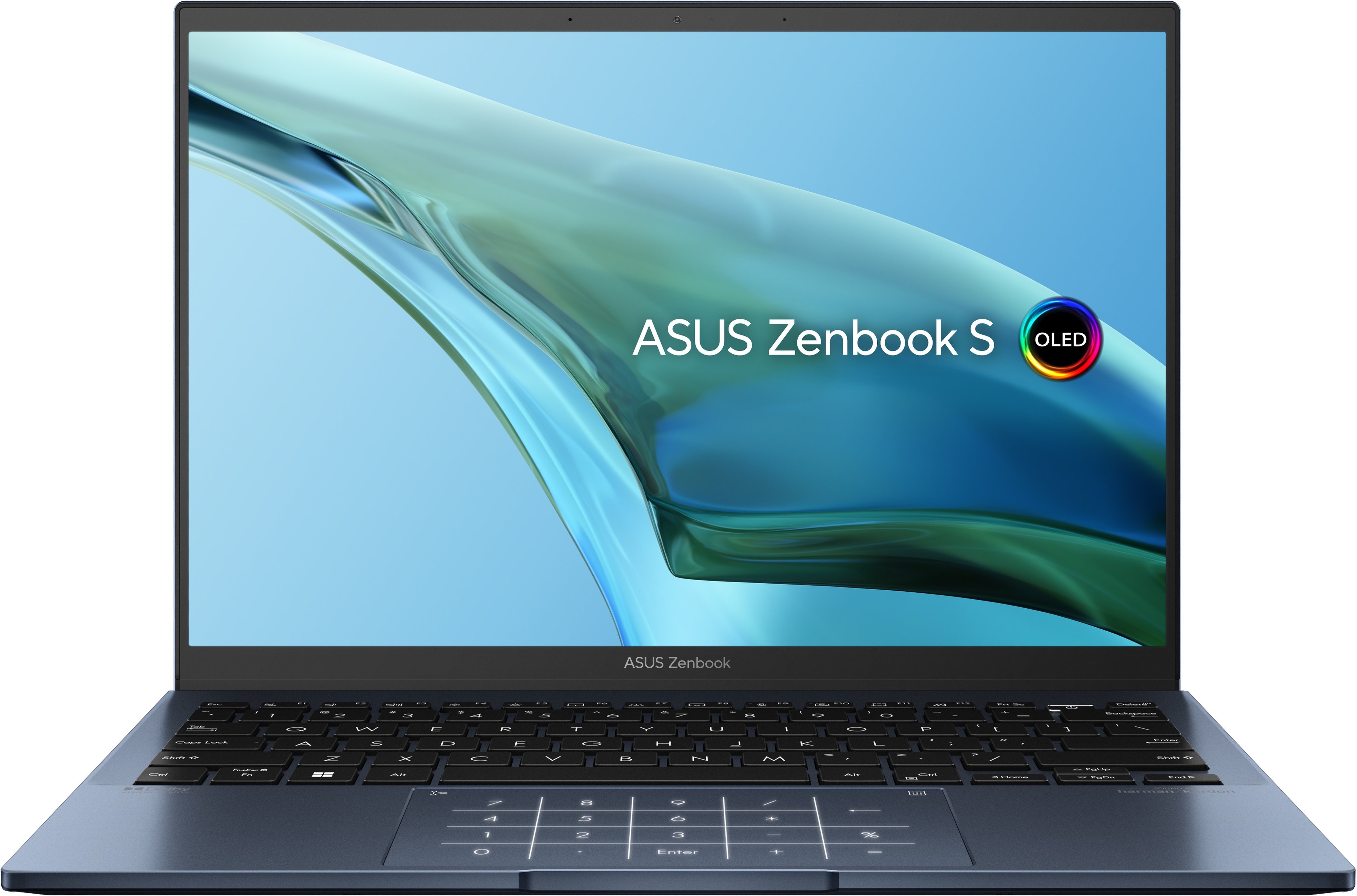ASUS Ноутбук Zenbook S 13 UM5302LA-LV152 13.3" 2.8K OLED, AMD R7-7840U, 16GB, F1TB, UMA, noOS, Блакитний