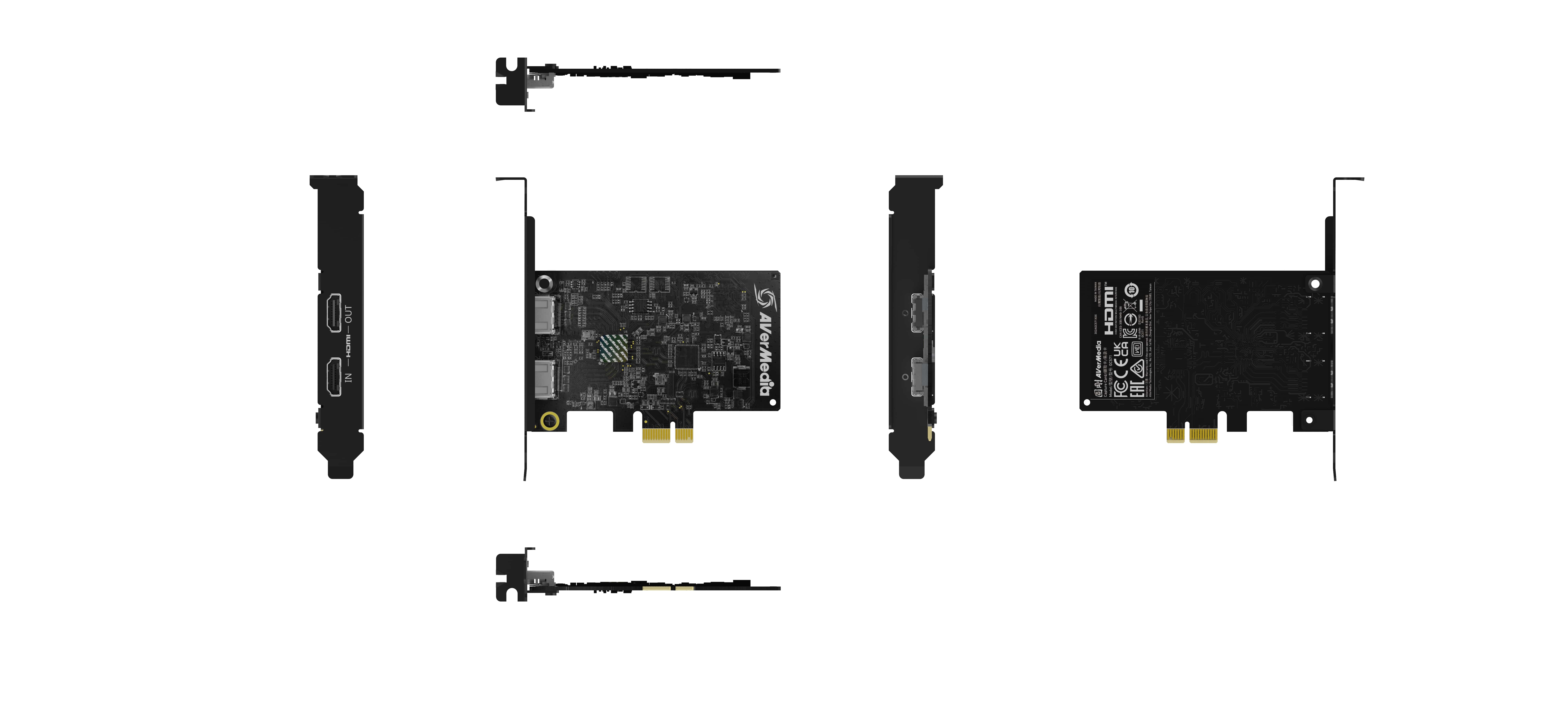 AVerMedia Карта захоплення відео GC571, 4Kp60(pass-through) 4Kp30(record), сіра