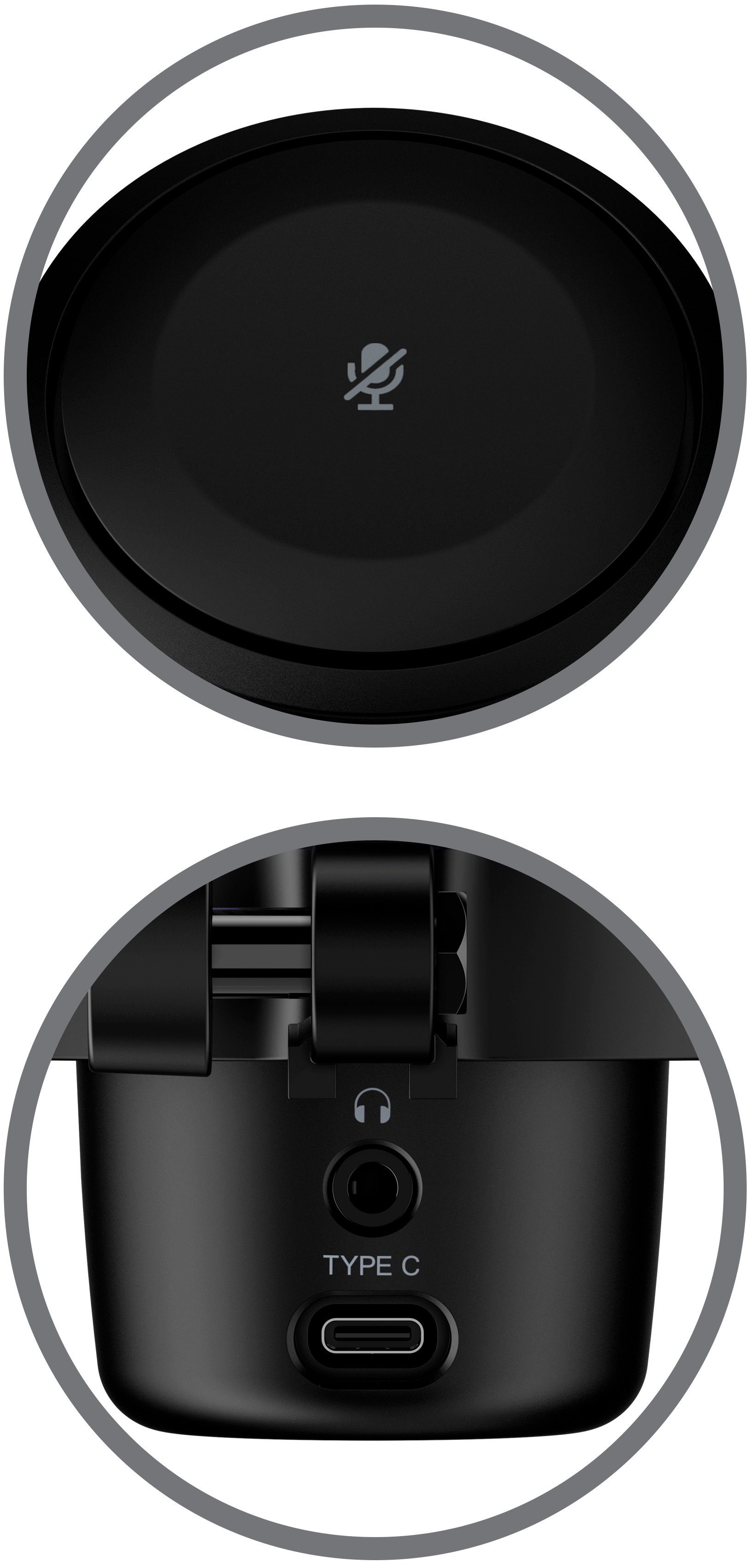 HyperX Мікрофон DuoCast RGB, Black 4P5E2AA