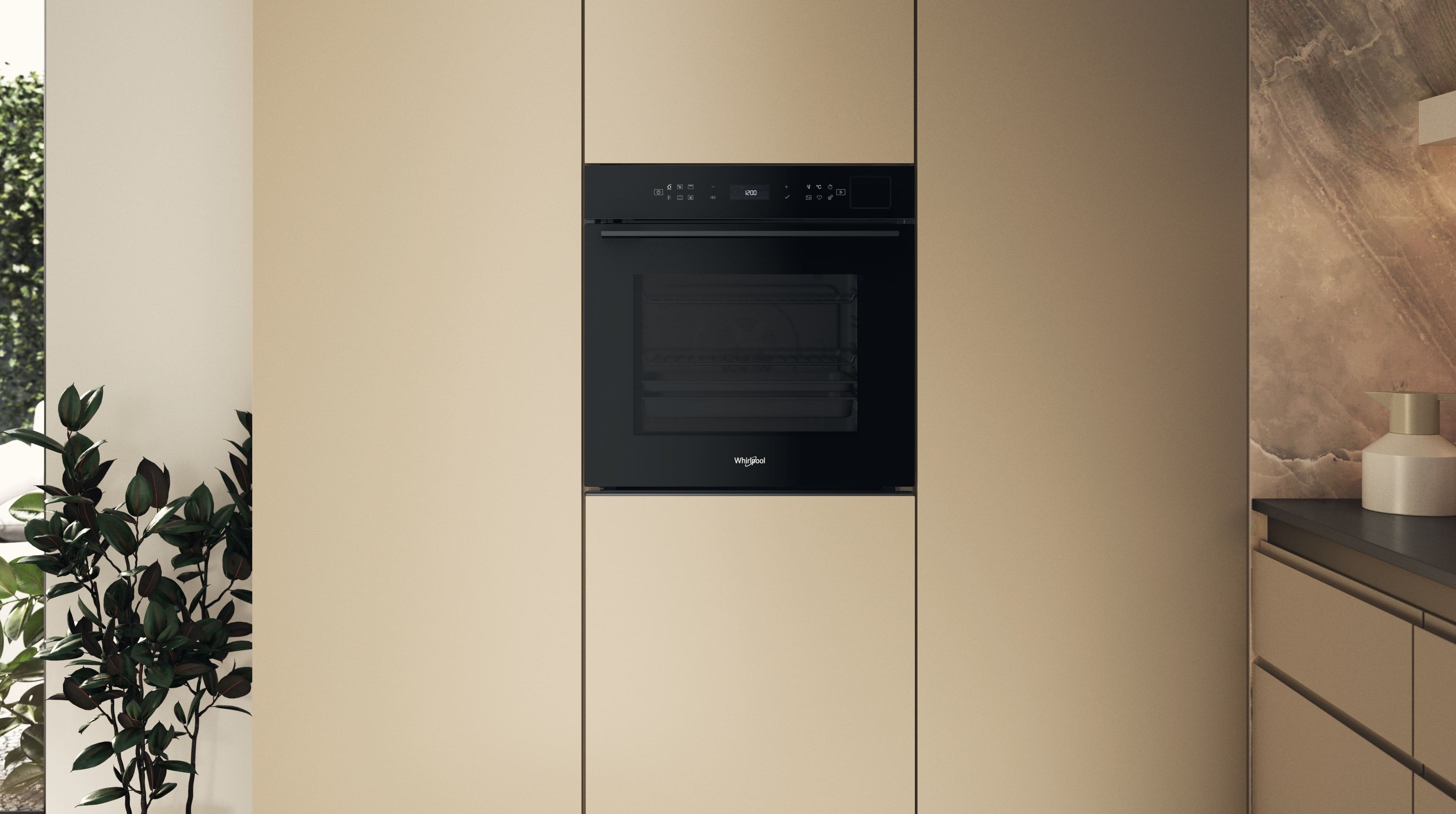 Whirlpool Духовий шафа електричний, 73л, A+, дисплей, конвекція, піроліз, телескопічні напрямні, чорний Whirlpool Духовий шафа електричний, 73л, A+, дисплей, конвекція, піроліз, телескопічні напрямні, чорний