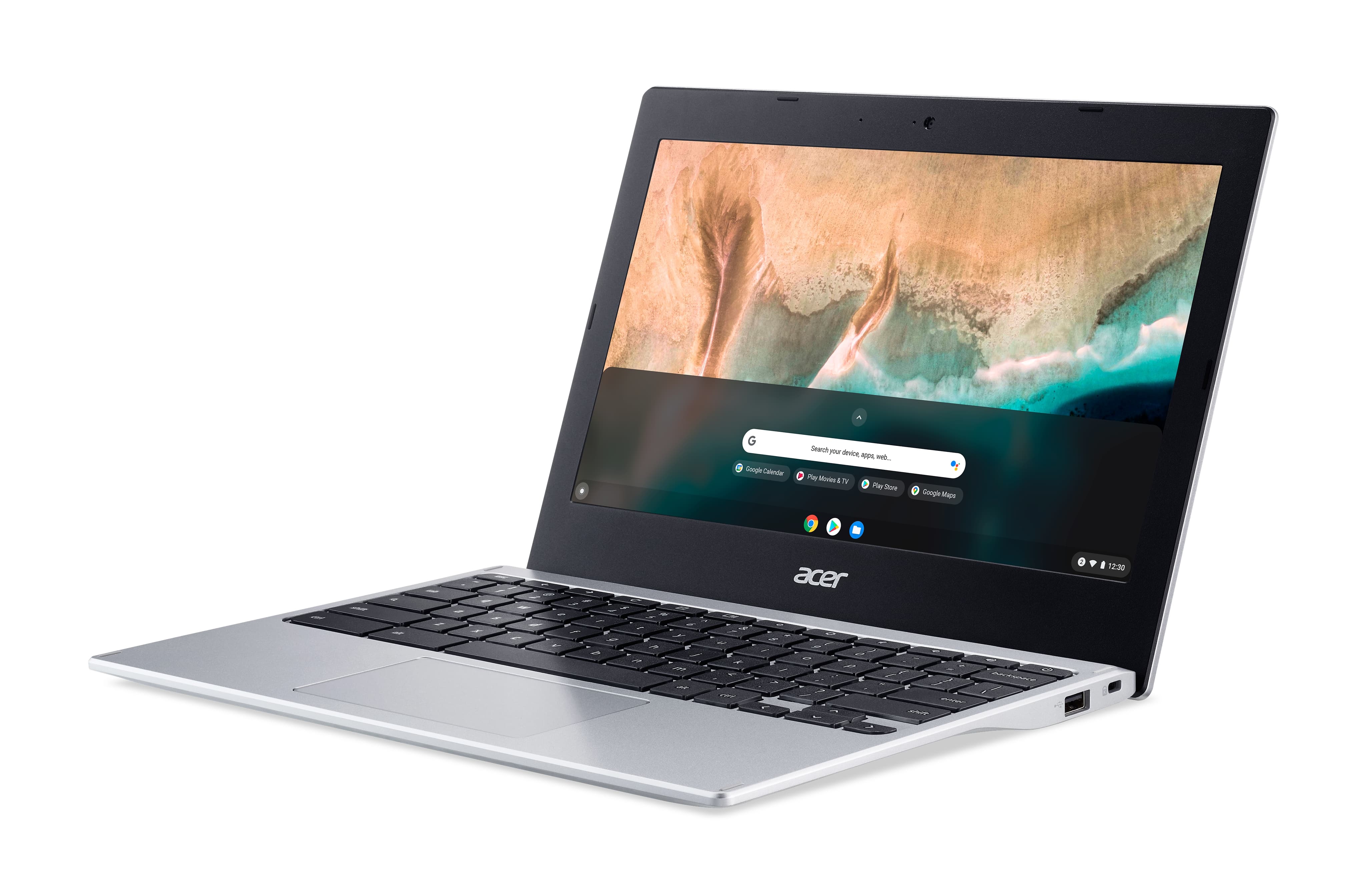Acer Ноутбук Chromebook CB311-11H 11" IPS, MediaTek MT8183, 4GB, F64GB, UMA, ChromeOS, сріблястий