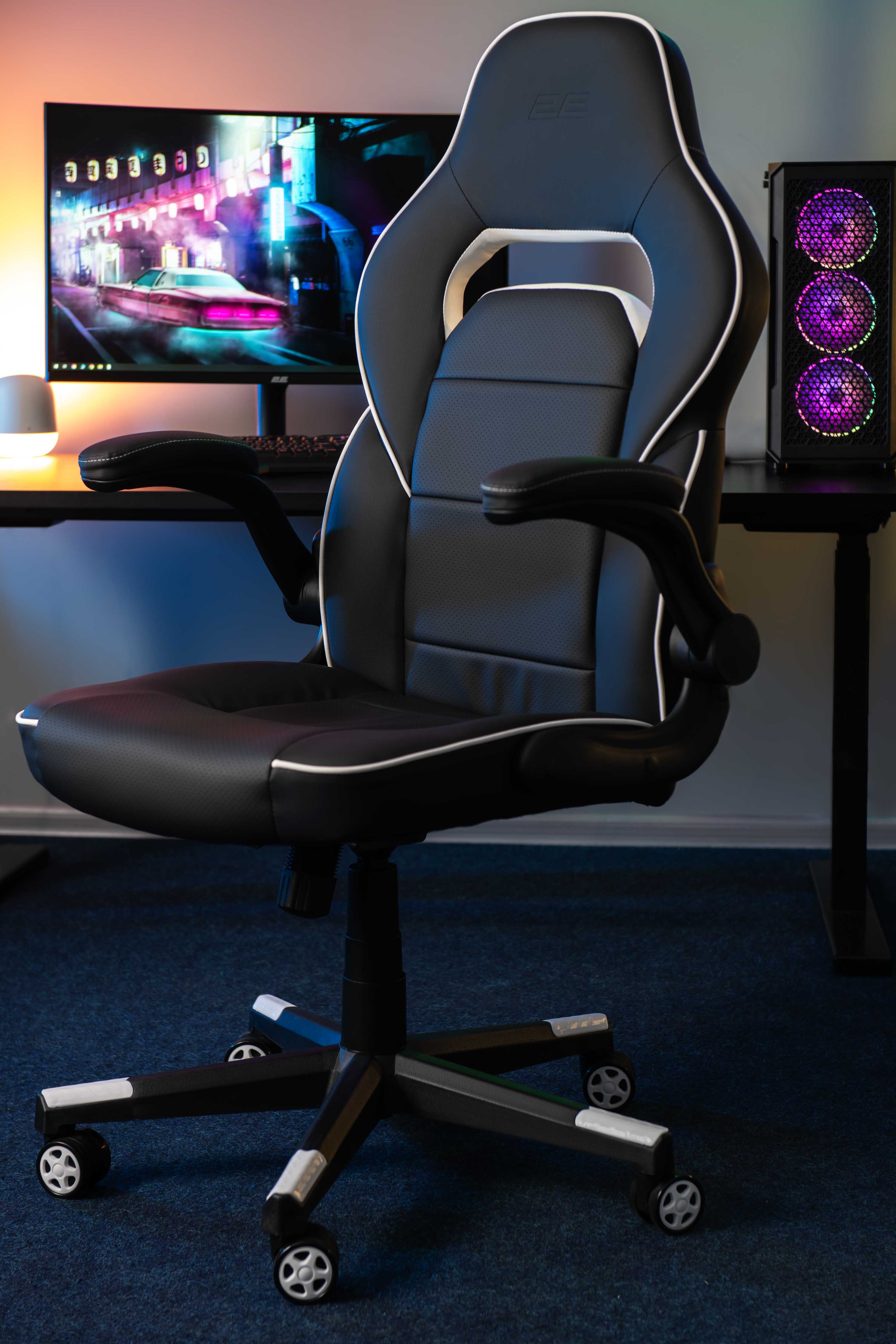 2E Gaming Ігрове крісло HEBI Black/White